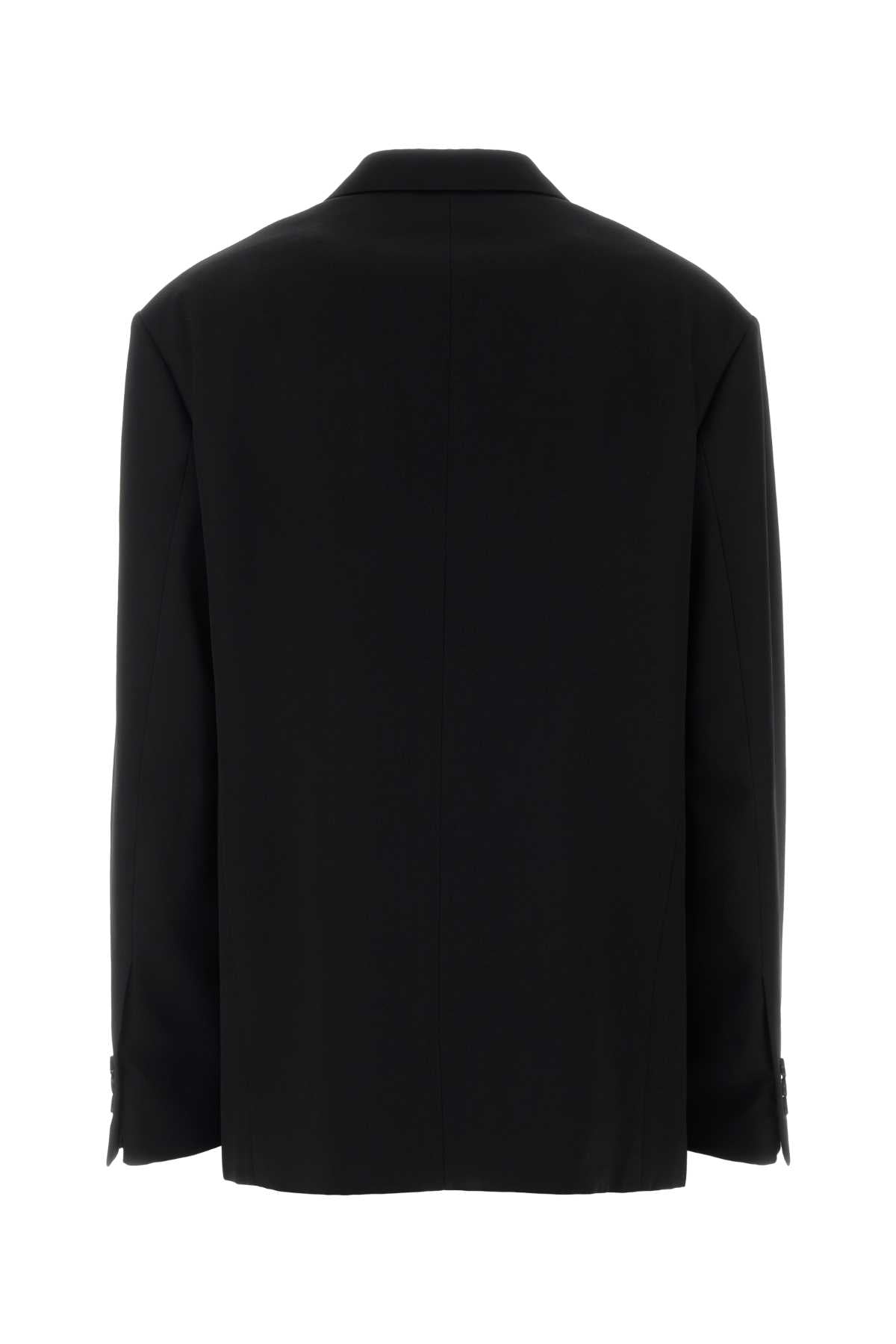 Loewe Women Black Wool Oversize Blazer LOEWE