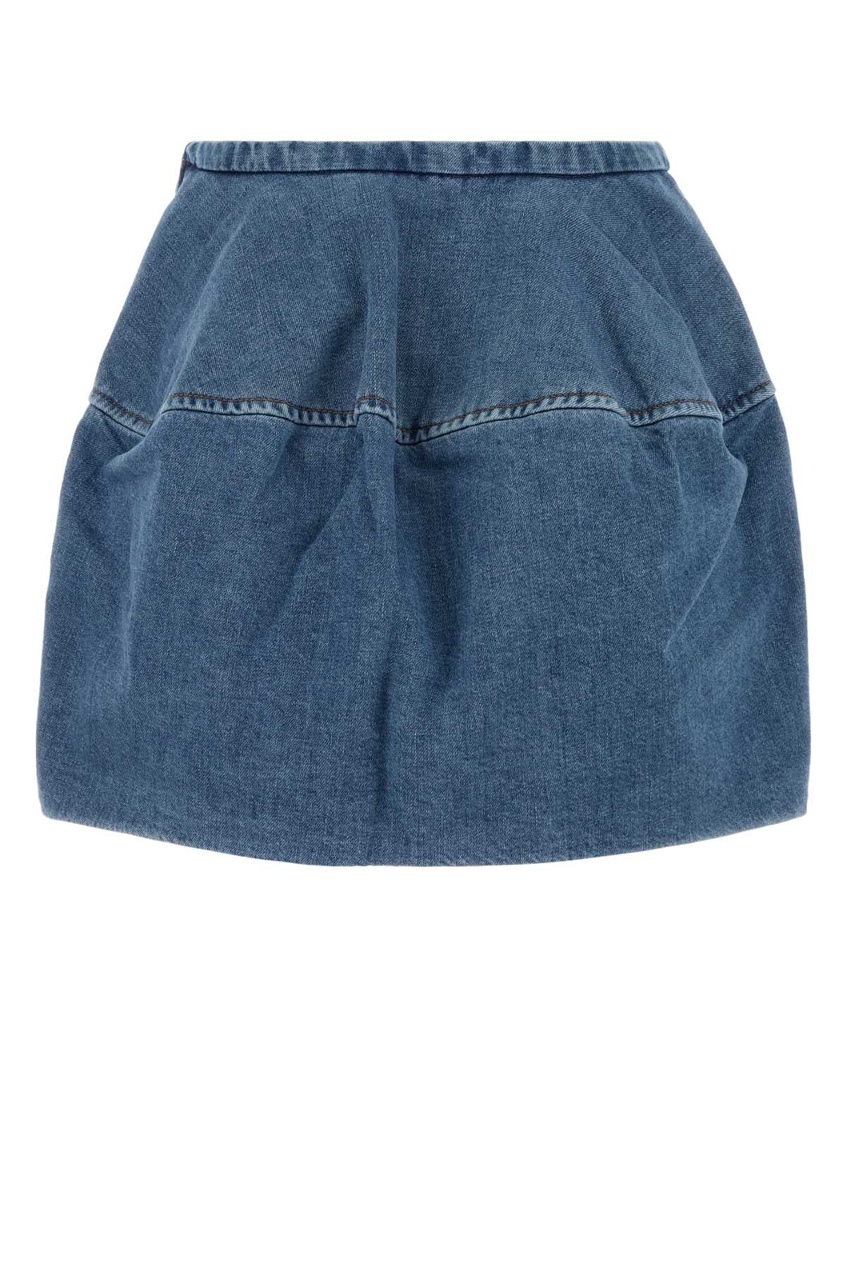 Loewe Women Denim Mini Skirt LOEWE