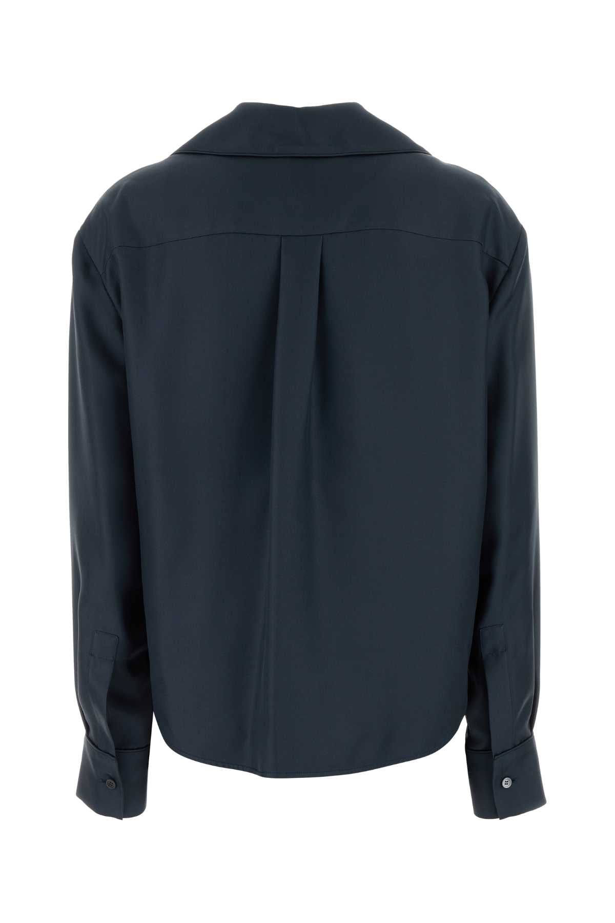 Loewe Women Navy Blue Twill Shirt LOEWE