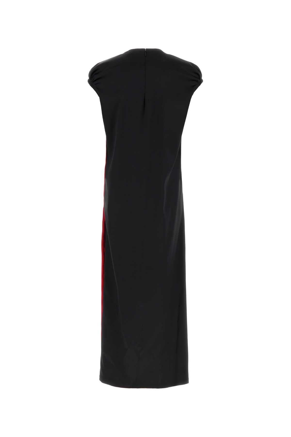 Loewe Women Black Satin Dress LOEWE
