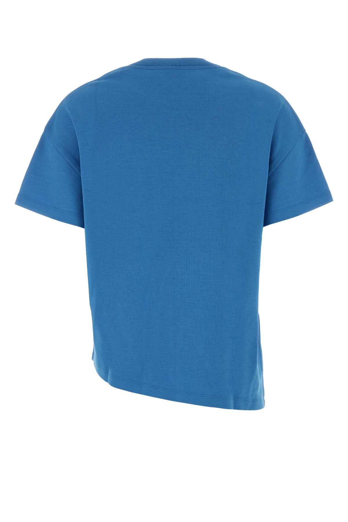 Loewe Women Light-Blue Cotton Blend T-Shirt LOEWE