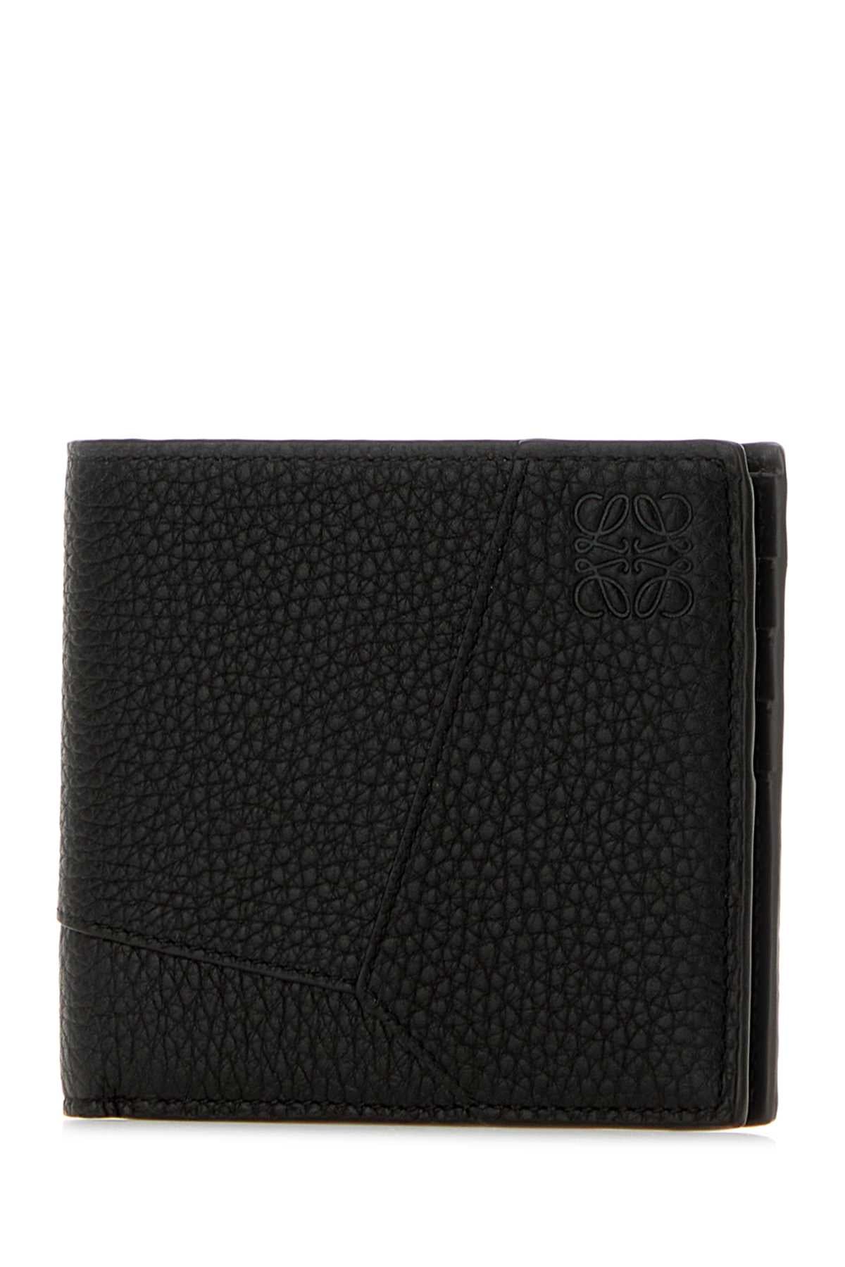 Loewe Men Black Leather Puzzle Wallet LOEWE