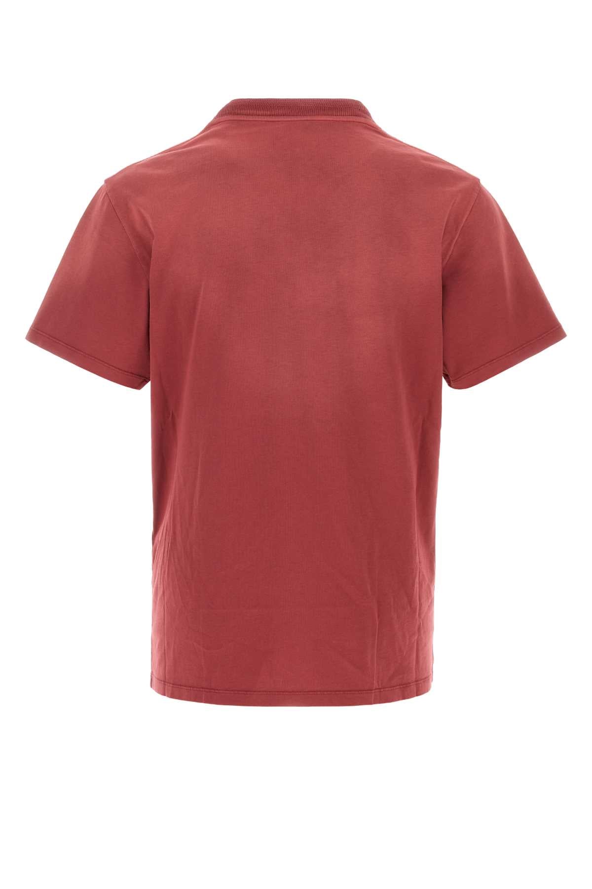 Loewe Men Red Cotton T-Shirt LOEWE