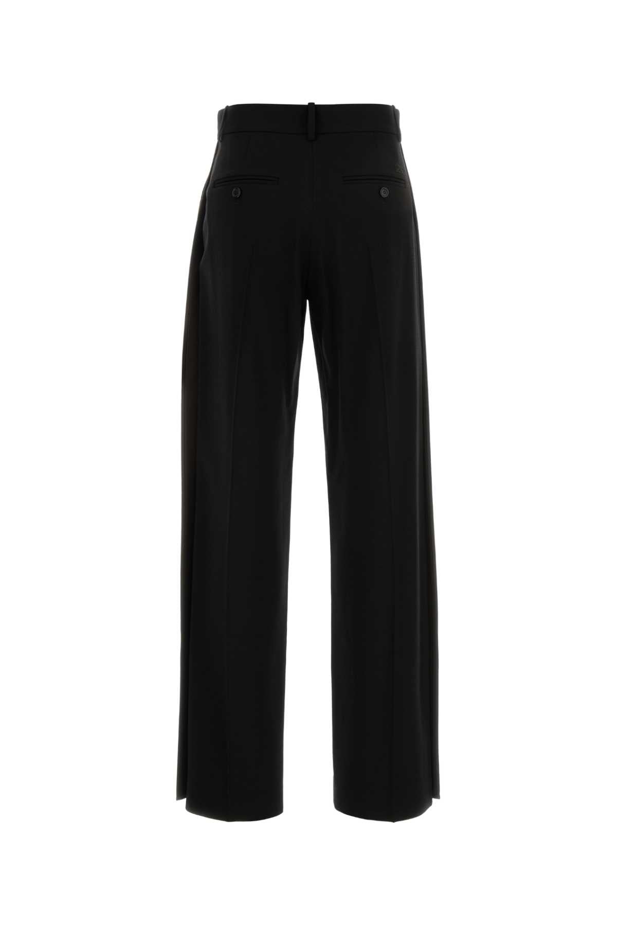 Loewe Women Black Wool Blend Pant LOEWE