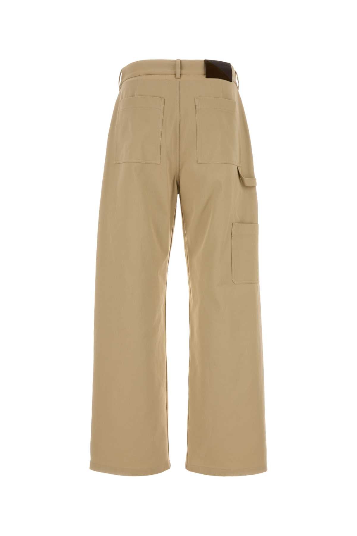 Loewe Men Beige Twill Pant LOEWE