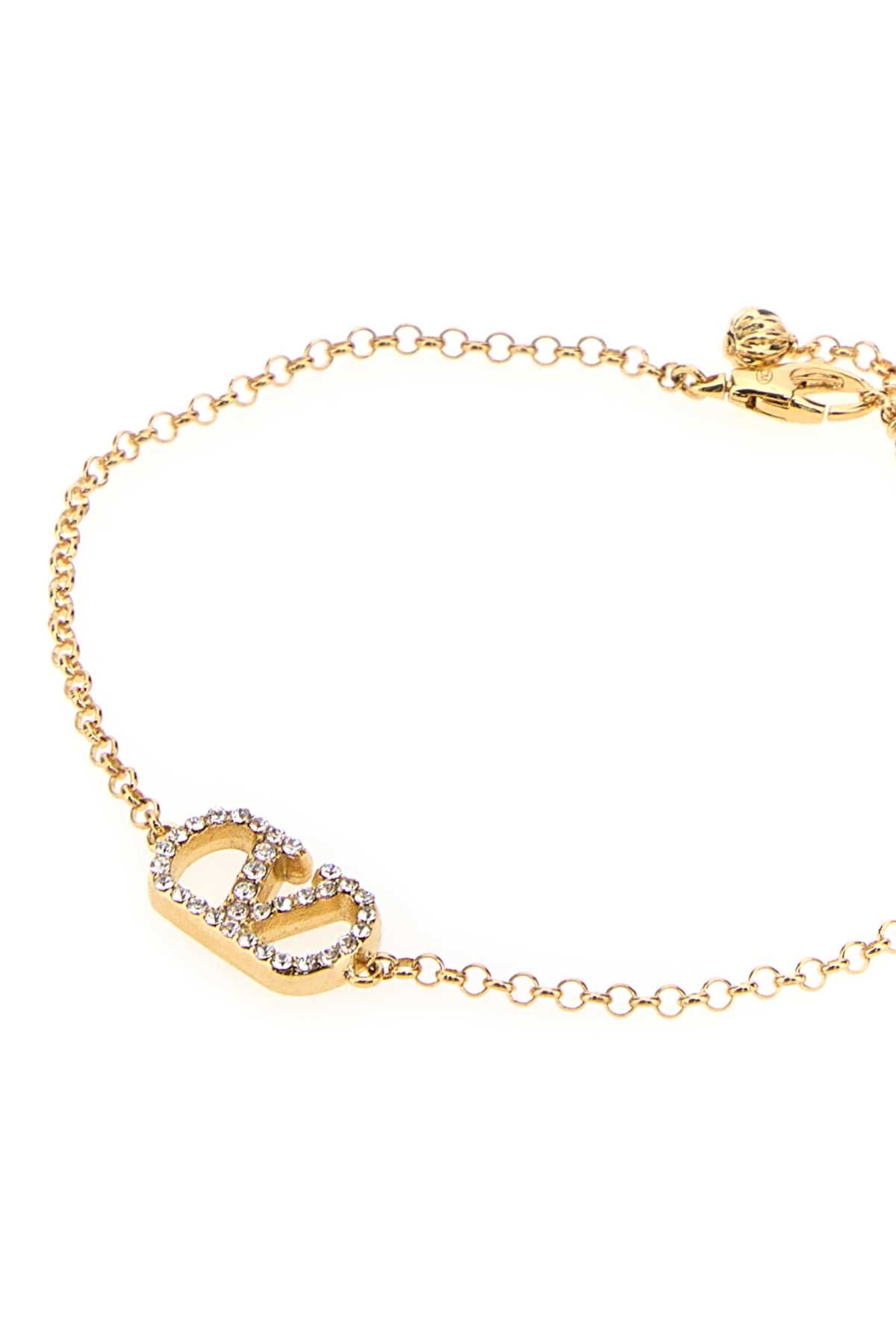 Valentino Garavani Women Gold Metal Vlogo Signature Bracelet VALENTINO GARAVANI