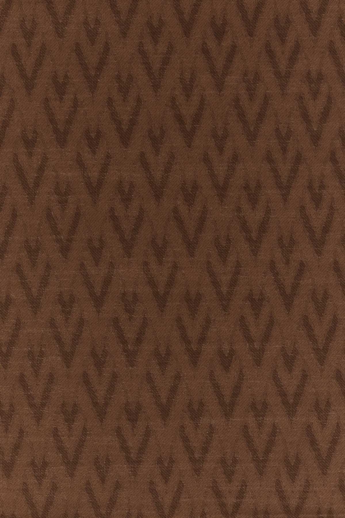 Valentino Garavani Women Brown Silk Blend Toute La V Scarf VALENTINO GARAVANI
