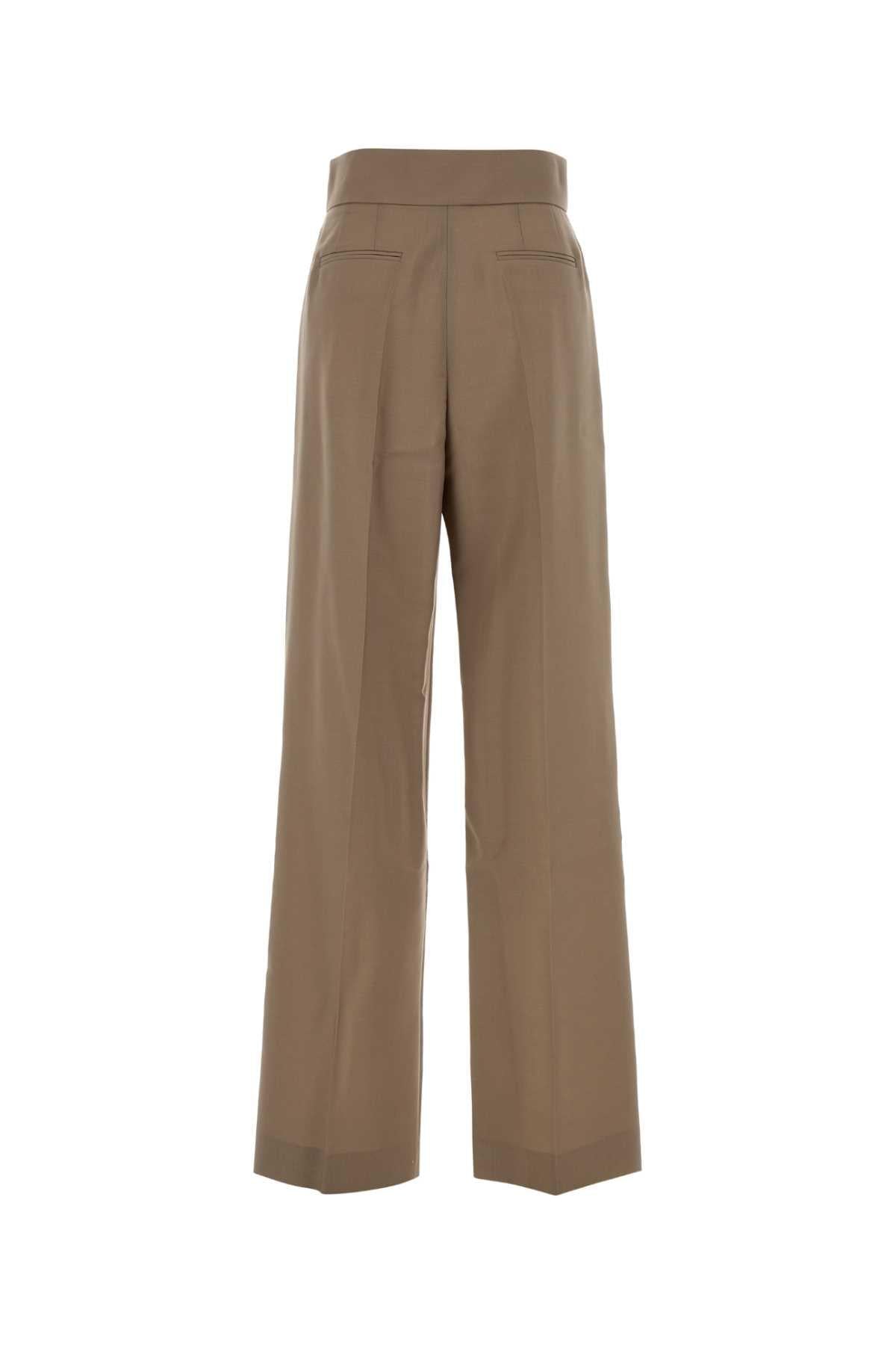 Valentino Garavani Women Cappuccino British Mohair Pant VALENTINO GARAVANI