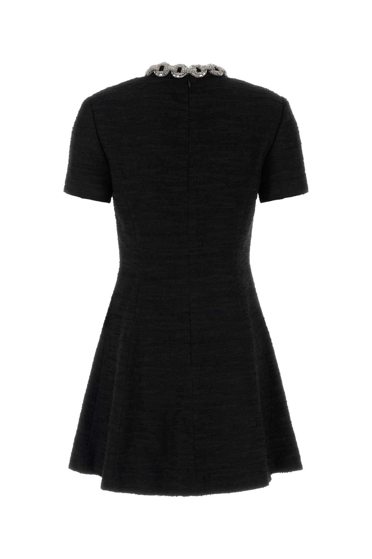 Valentino Garavani Women Black Boucle Mini Dress VALENTINO GARAVANI