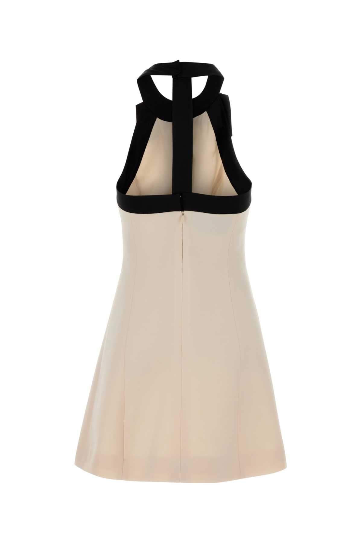 Valentino Garavani Women Ivory Crepe Couture Mini Dress VALENTINO GARAVANI