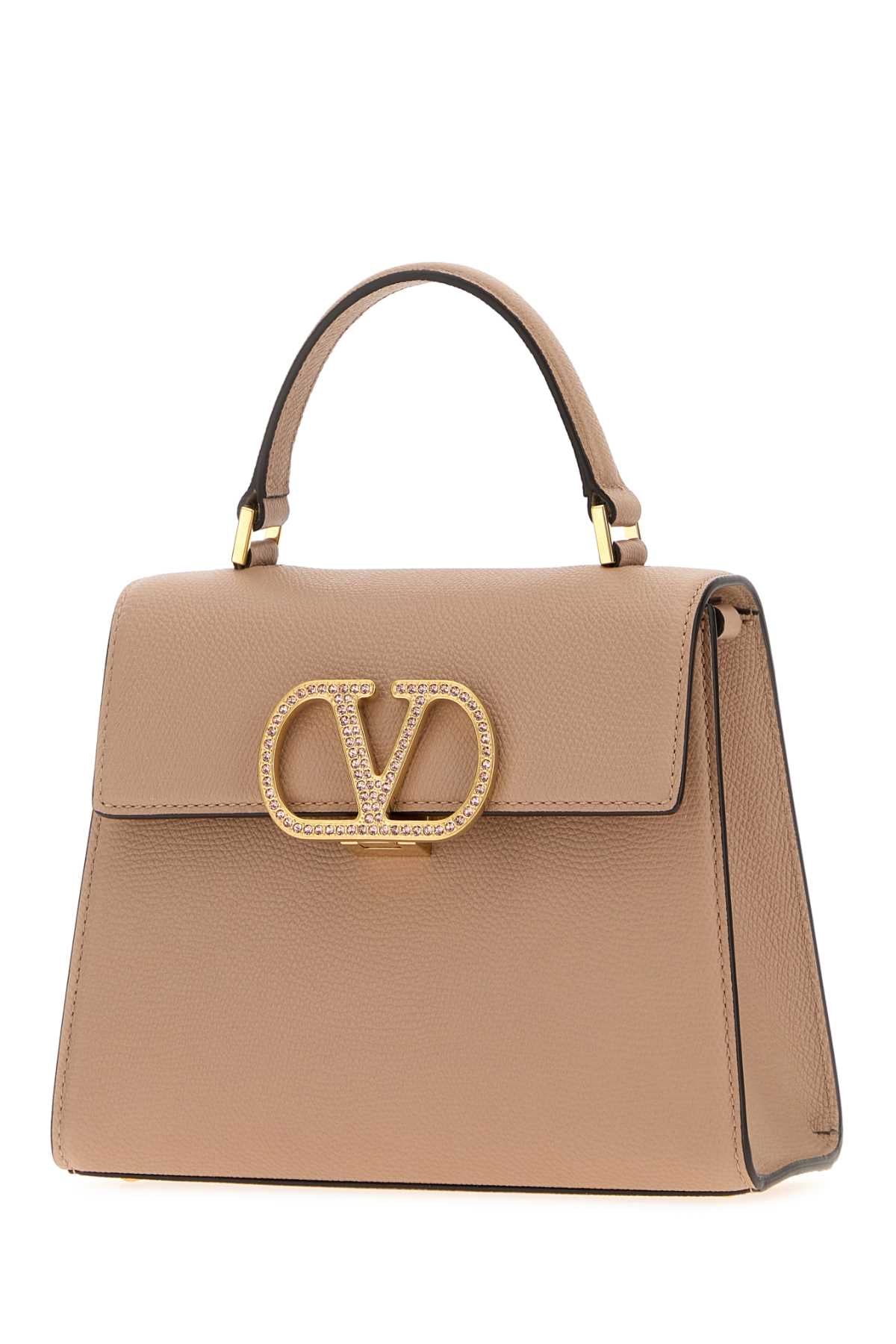 Valentino Garavani Women Powder Pink Leather Small Vsling Handbag VALENTINO GARAVANI