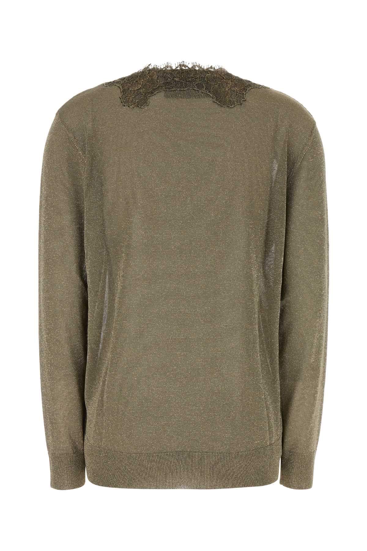 Valentino Garavani Women Green Viscose Blend Sweater VALENTINO GARAVANI