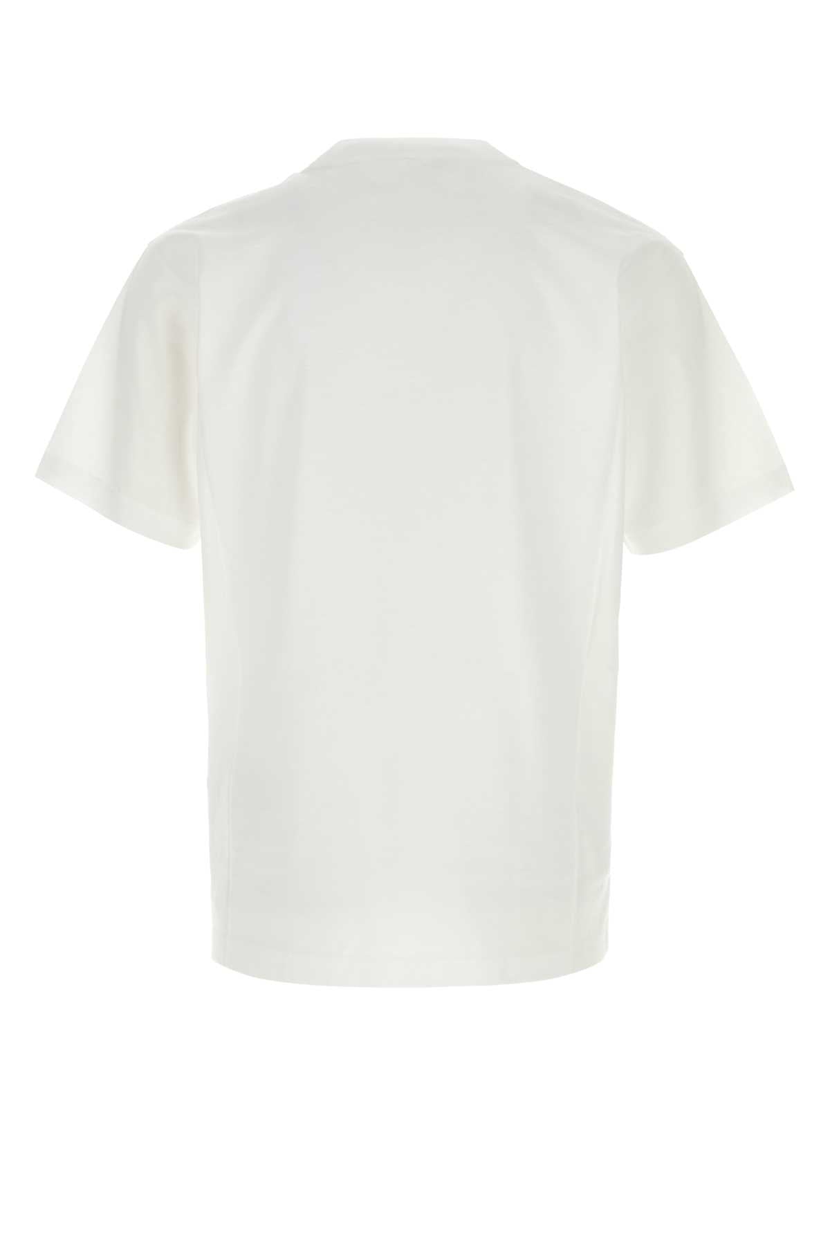Prada Men White Cotton T-Shirt PRADA