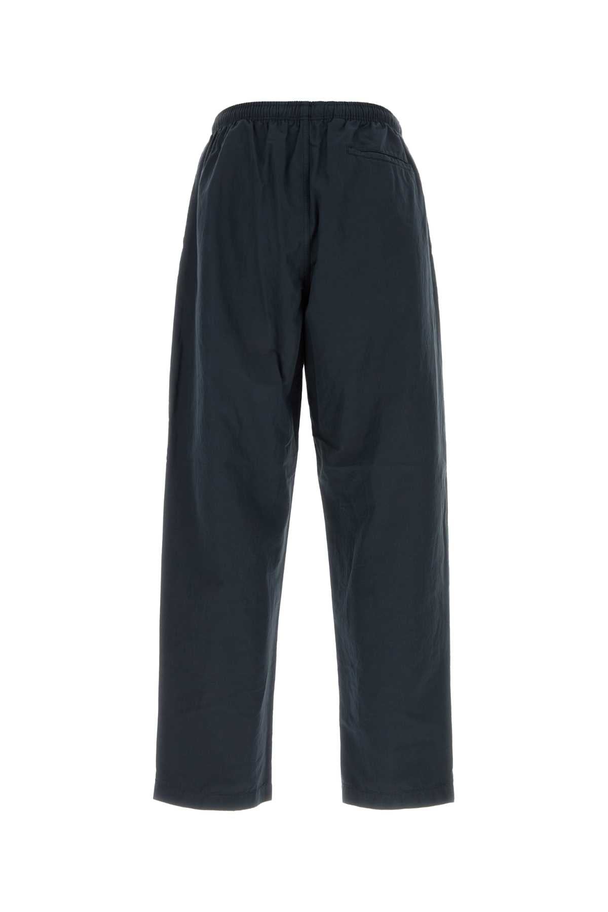Prada Men Navy Blue Cotton Blend Pant PRADA