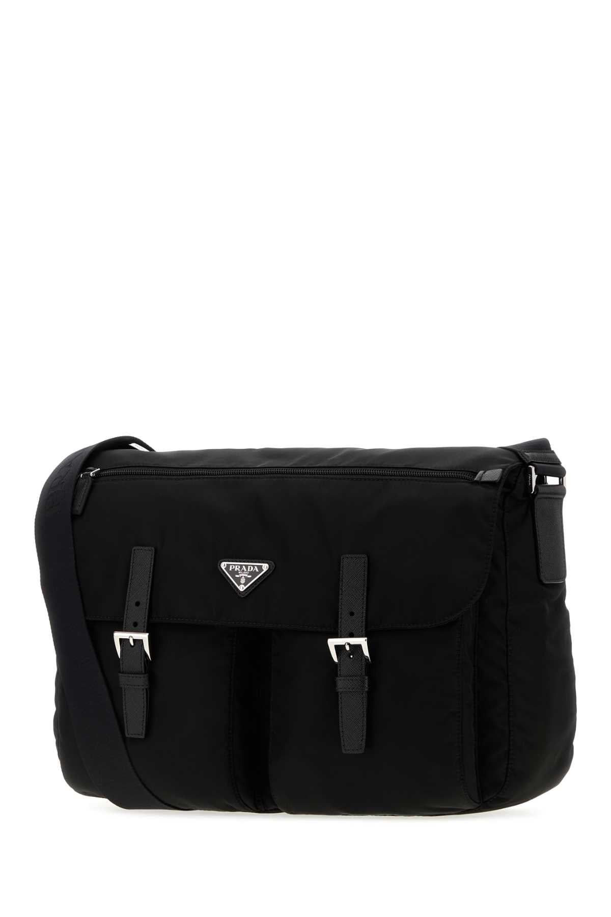 Prada Men Black Canvas Travel Bag PRADA