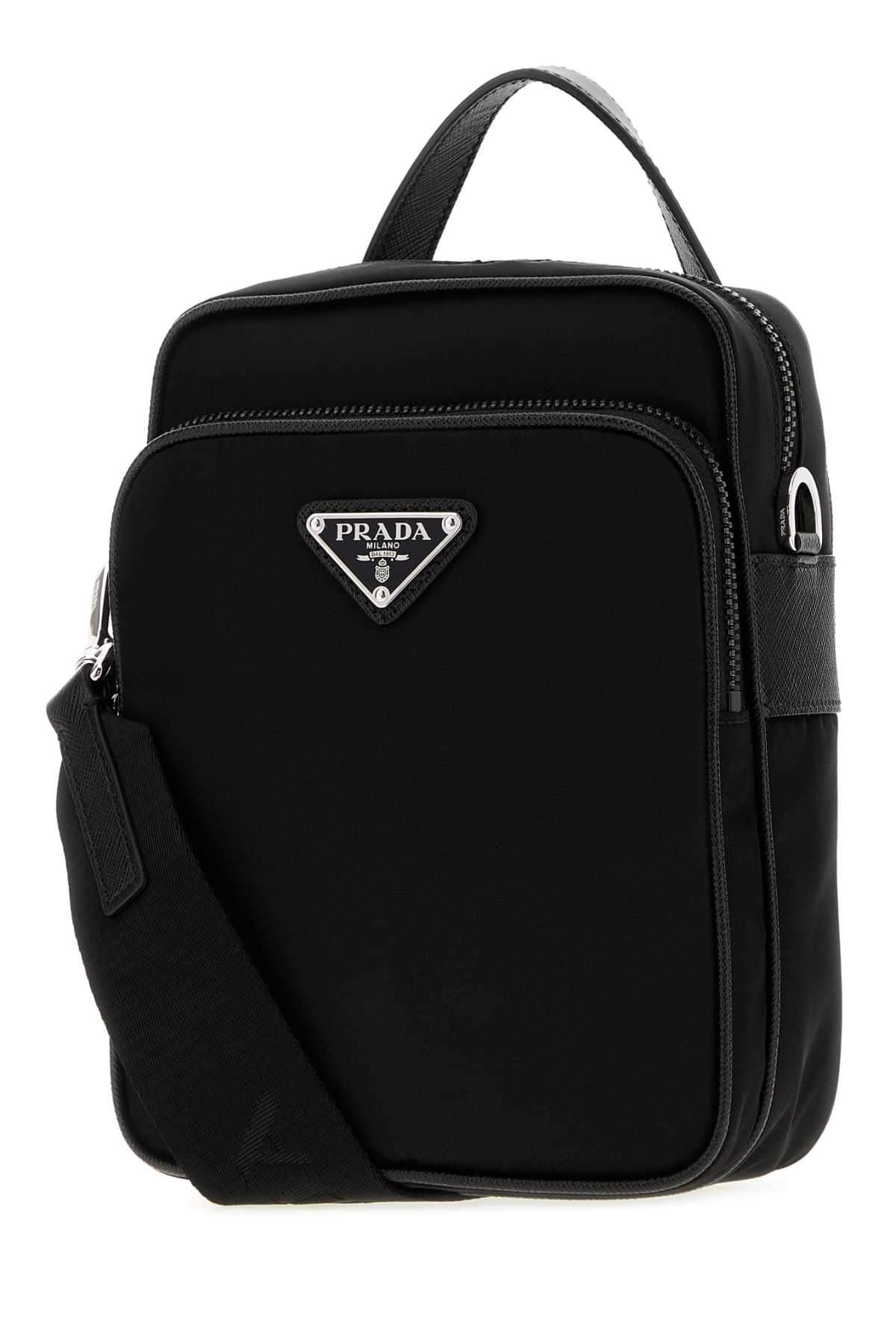 Prada Men Black Re-Nylon Handbag PRADA