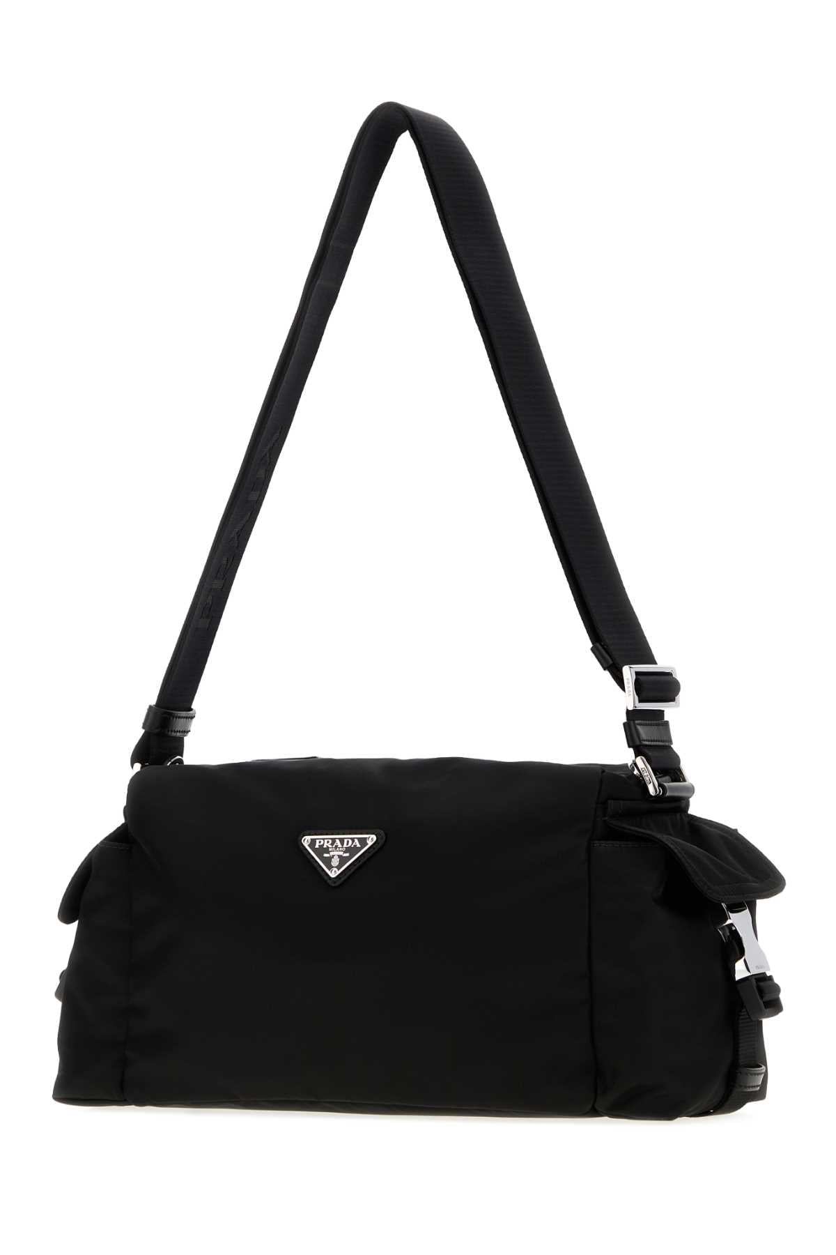Prada Men Black Re-Nylon Prada Explore Handbag PRADA