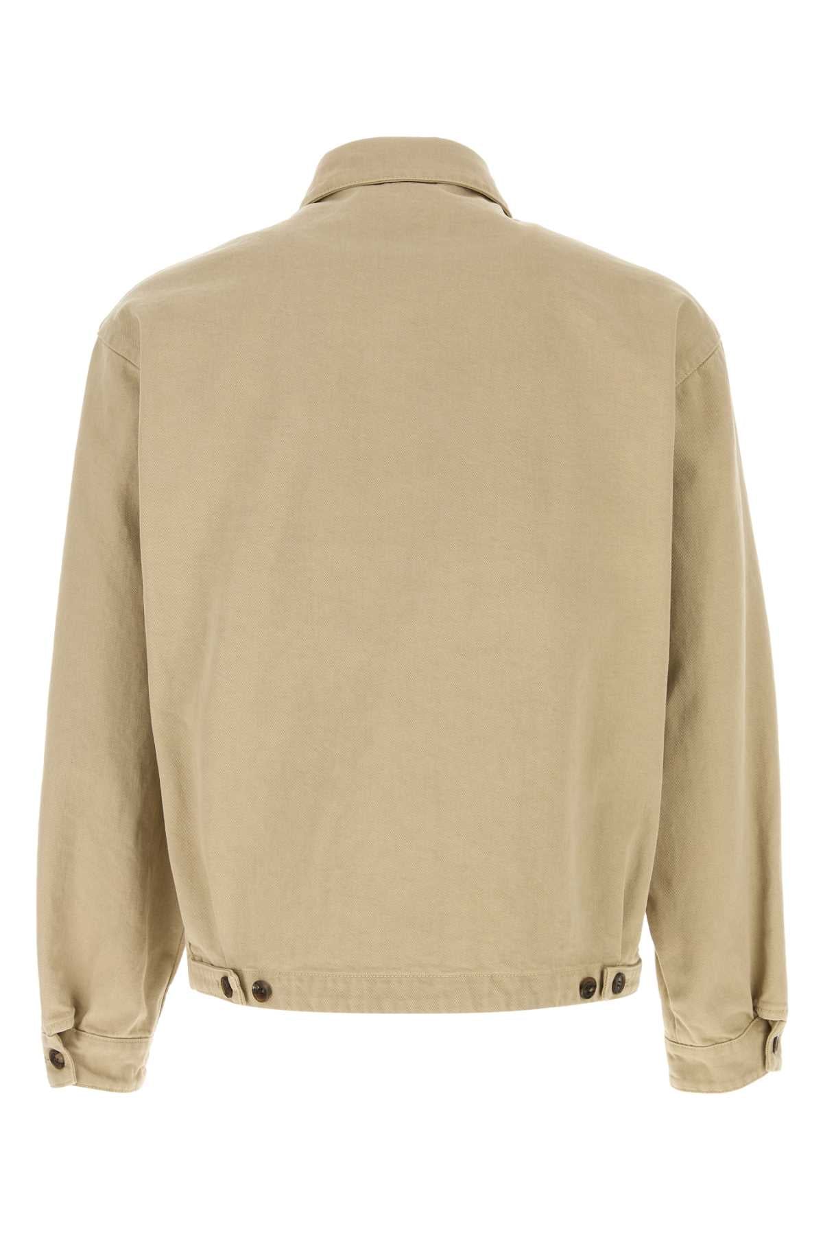 Prada Men Sand Denim Jacket PRADA