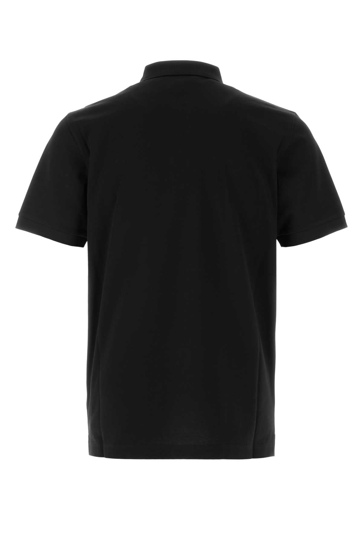Prada Men Black Piquet Polo Shirt PRADA