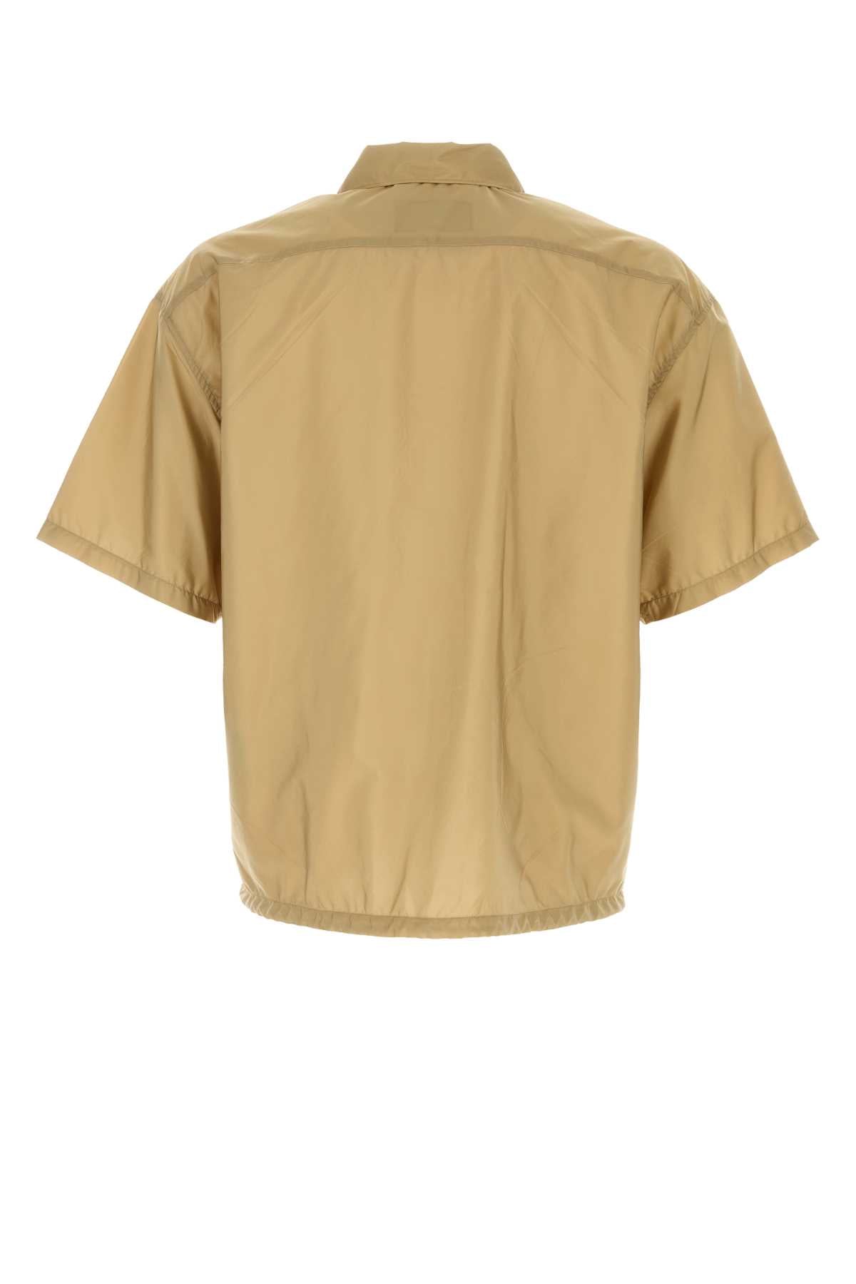 Prada Men Beige Re-Nylon Shirt PRADA