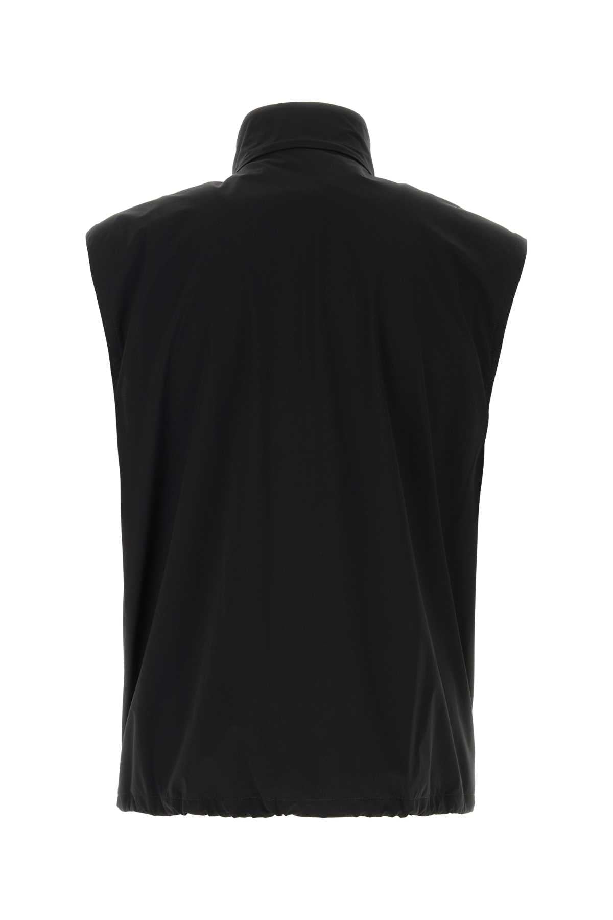 Prada Men Black Stretch Nylon Vest PRADA