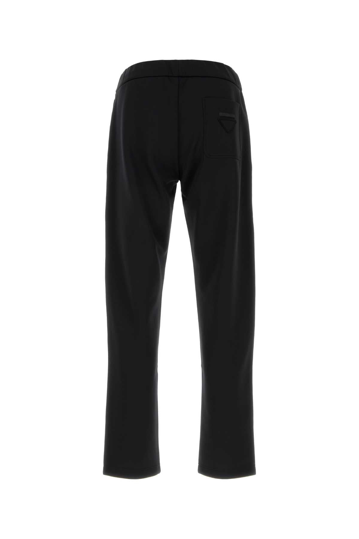 Prada Men Black Tech Fabric Pant PRADA