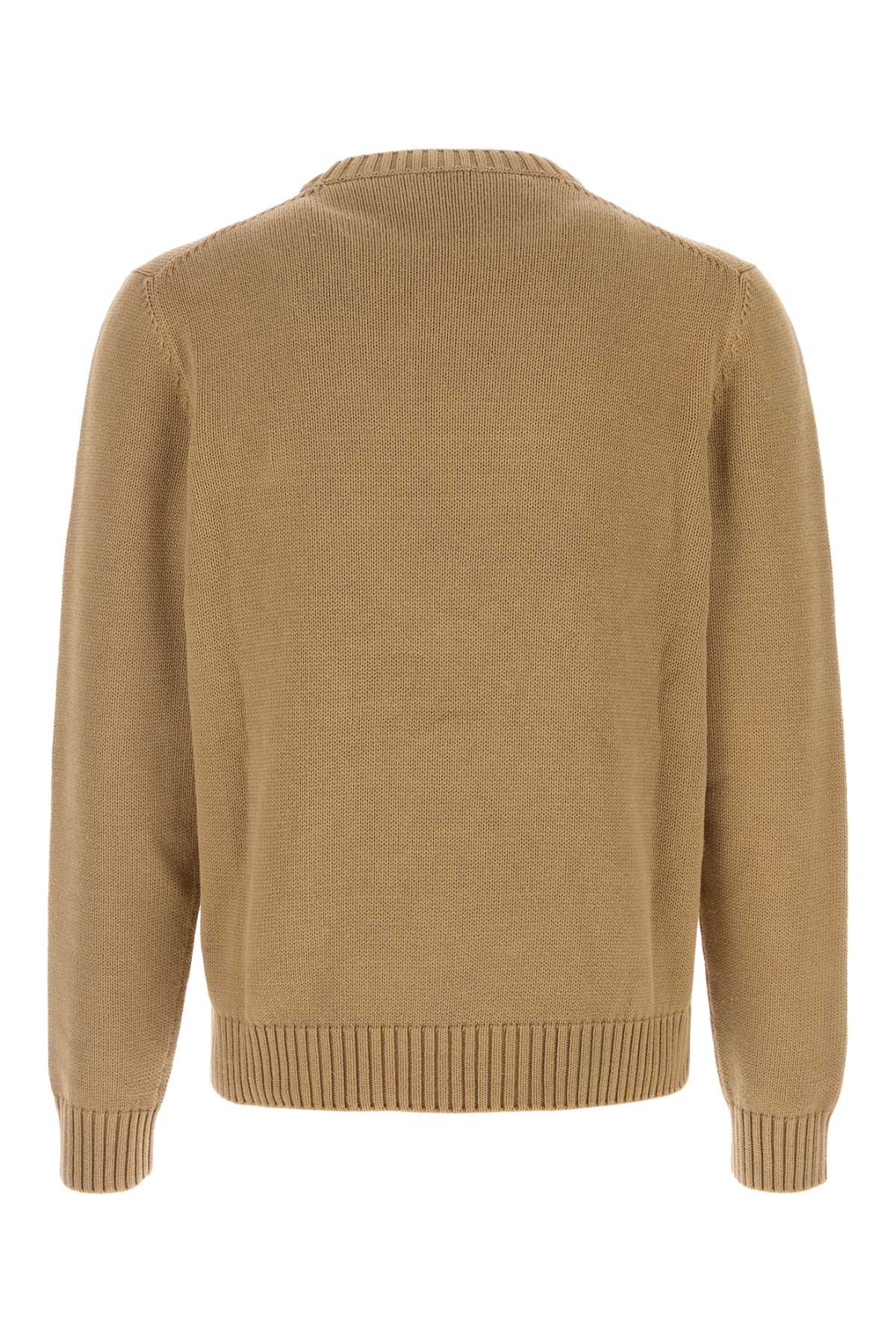 Prada Men Camel Cotton Sweater PRADA