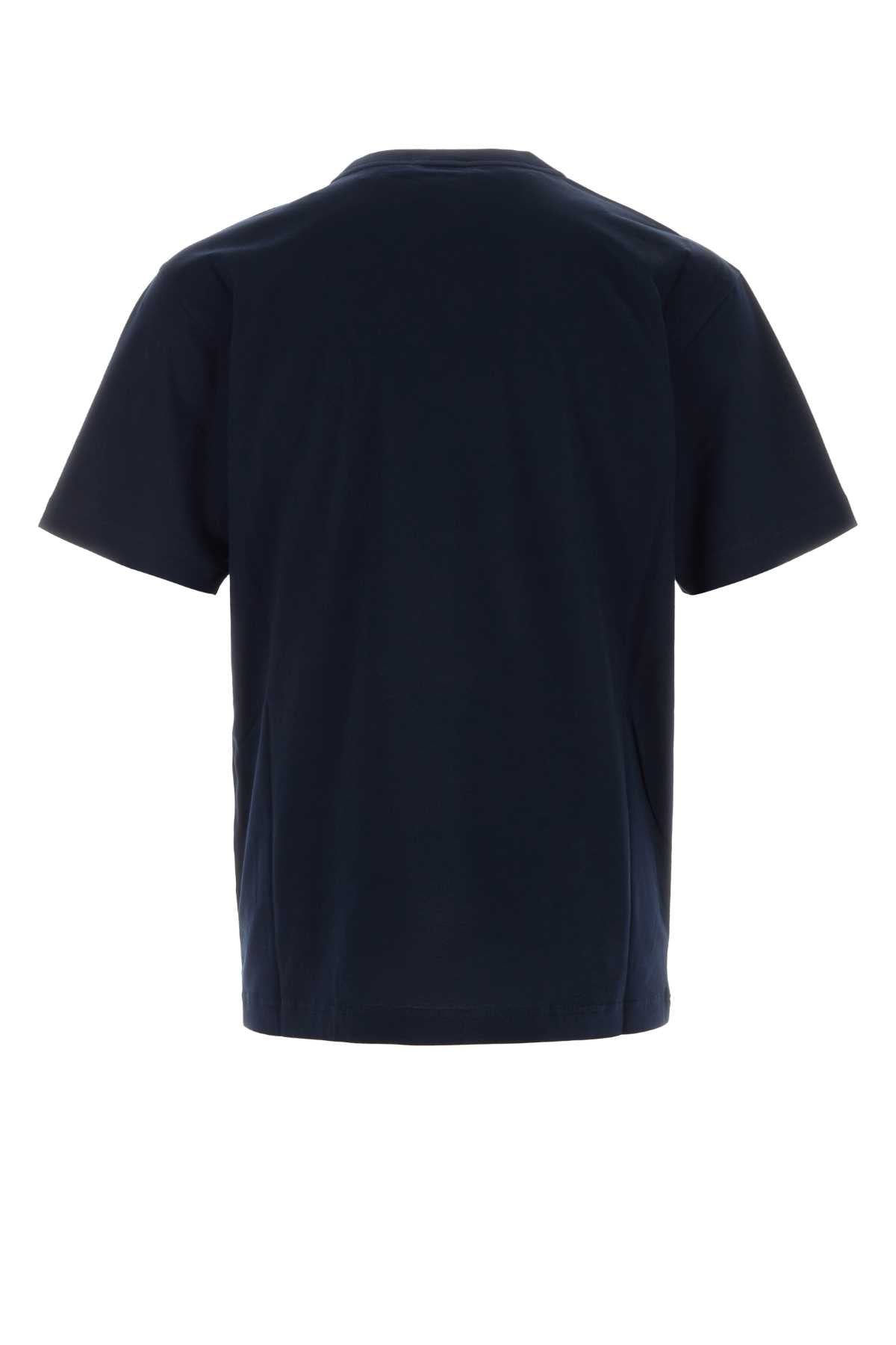 Prada Men Navy Blue Cotton T-Shirt PRADA