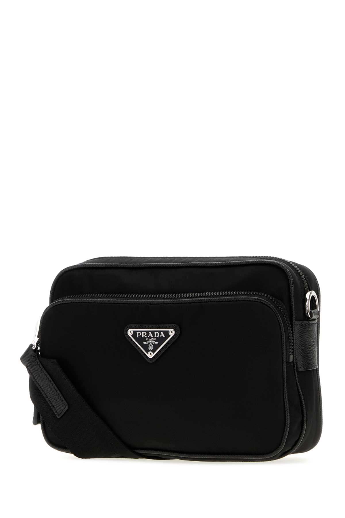 Prada Men Black Re-Nylon Crossbody Bag PRADA