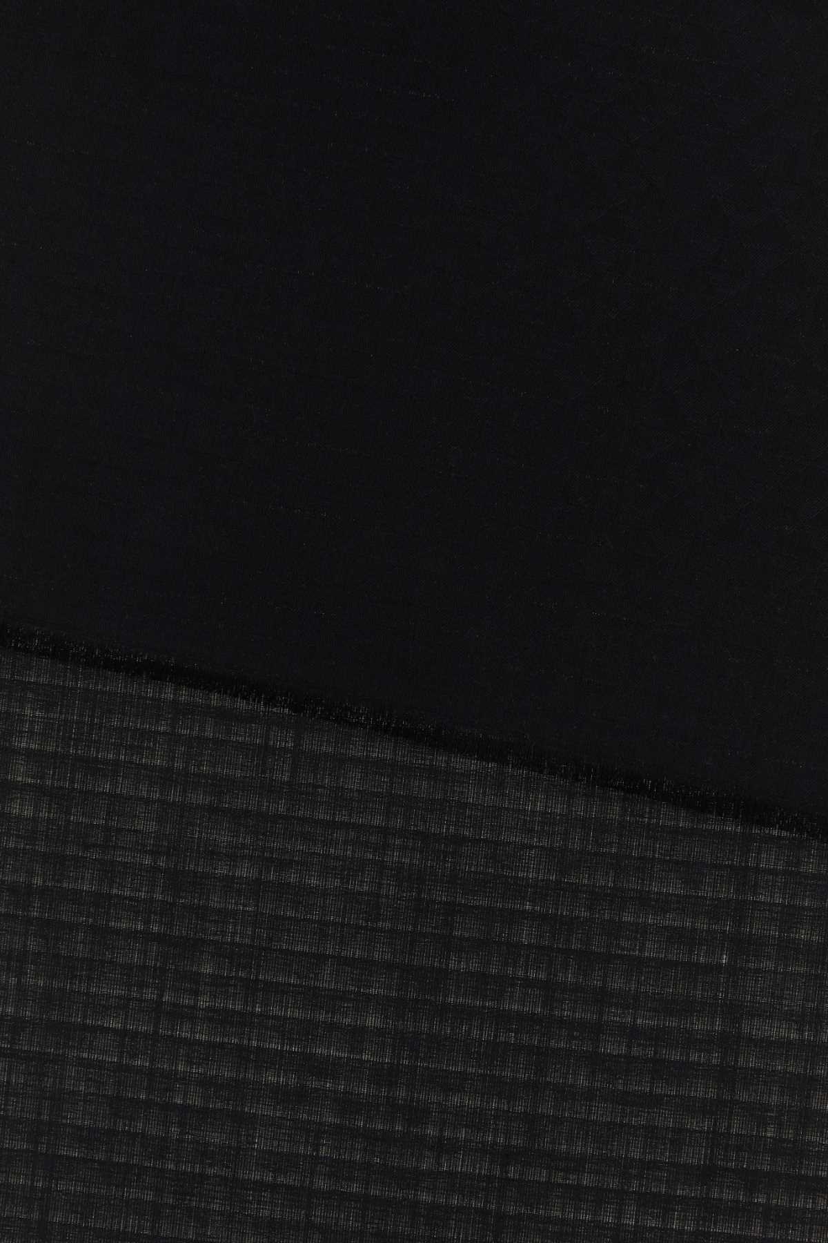 Prada Men Black Jacquard Scarf PRADA