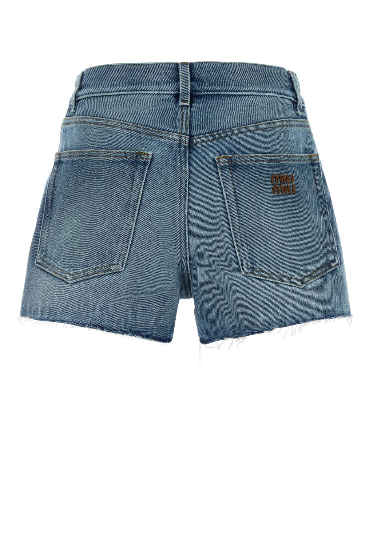 Miu Miu Women Denim Shorts MIU MIU
