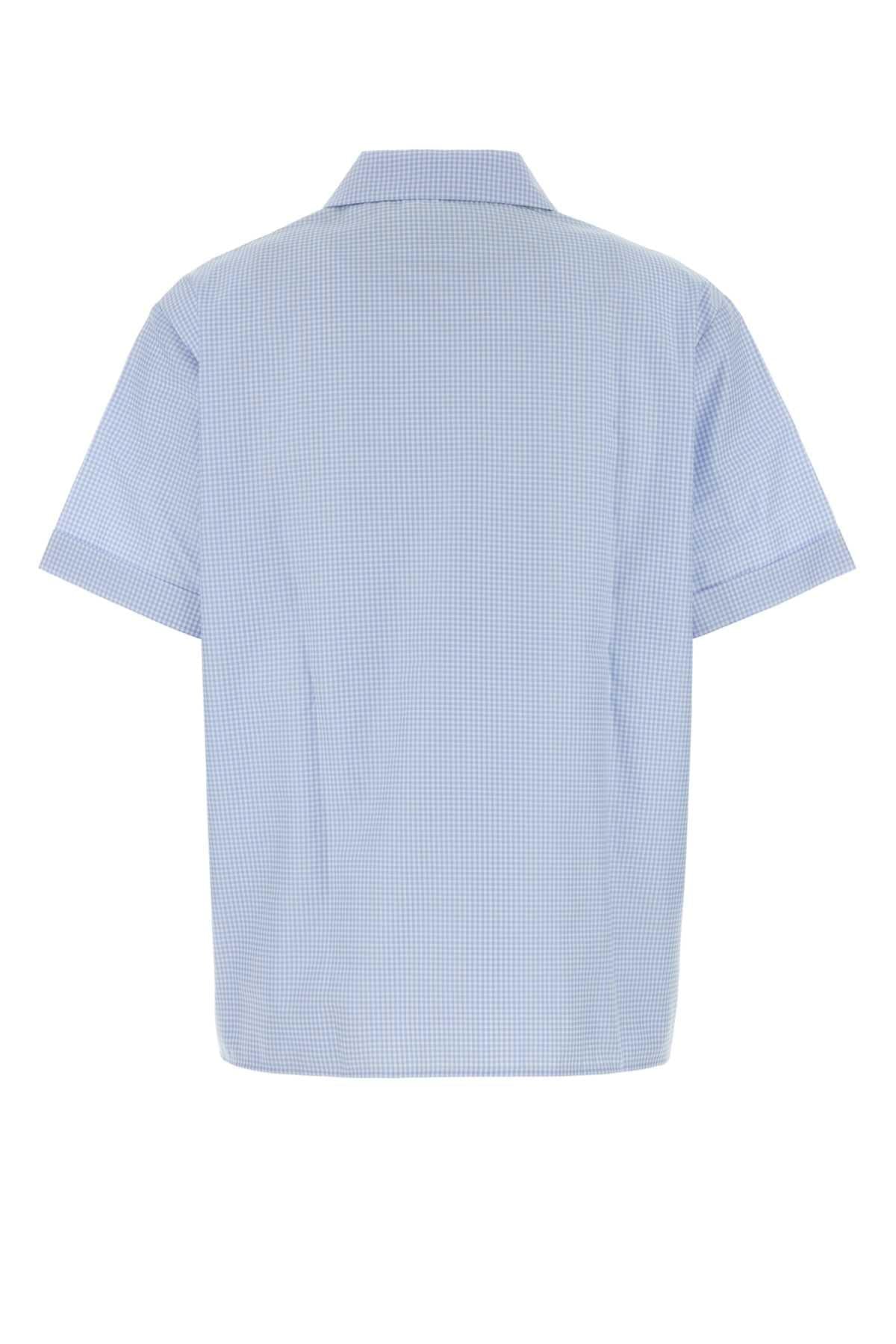 Miu Miu Women Embroidered Cotton Shirt MIU MIU