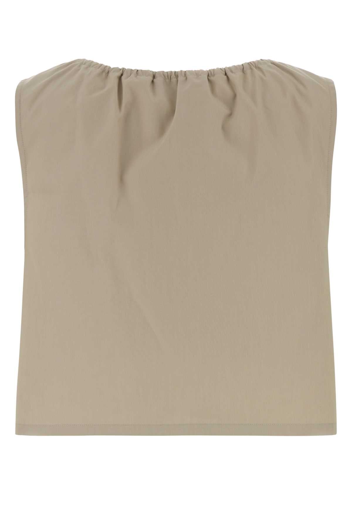 Miu Miu Women Sand Panama Top MIU MIU