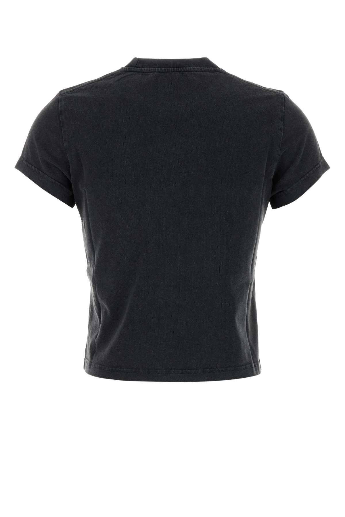 Alexander Wang Women Black Cotton T-Shirt ALEXANDER WANG