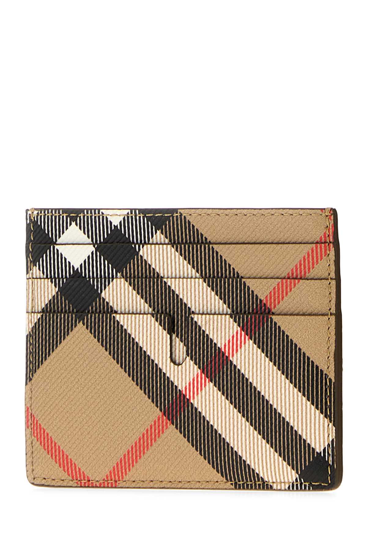 Burberry Men Printed Canvas Card Holder BURBERRY