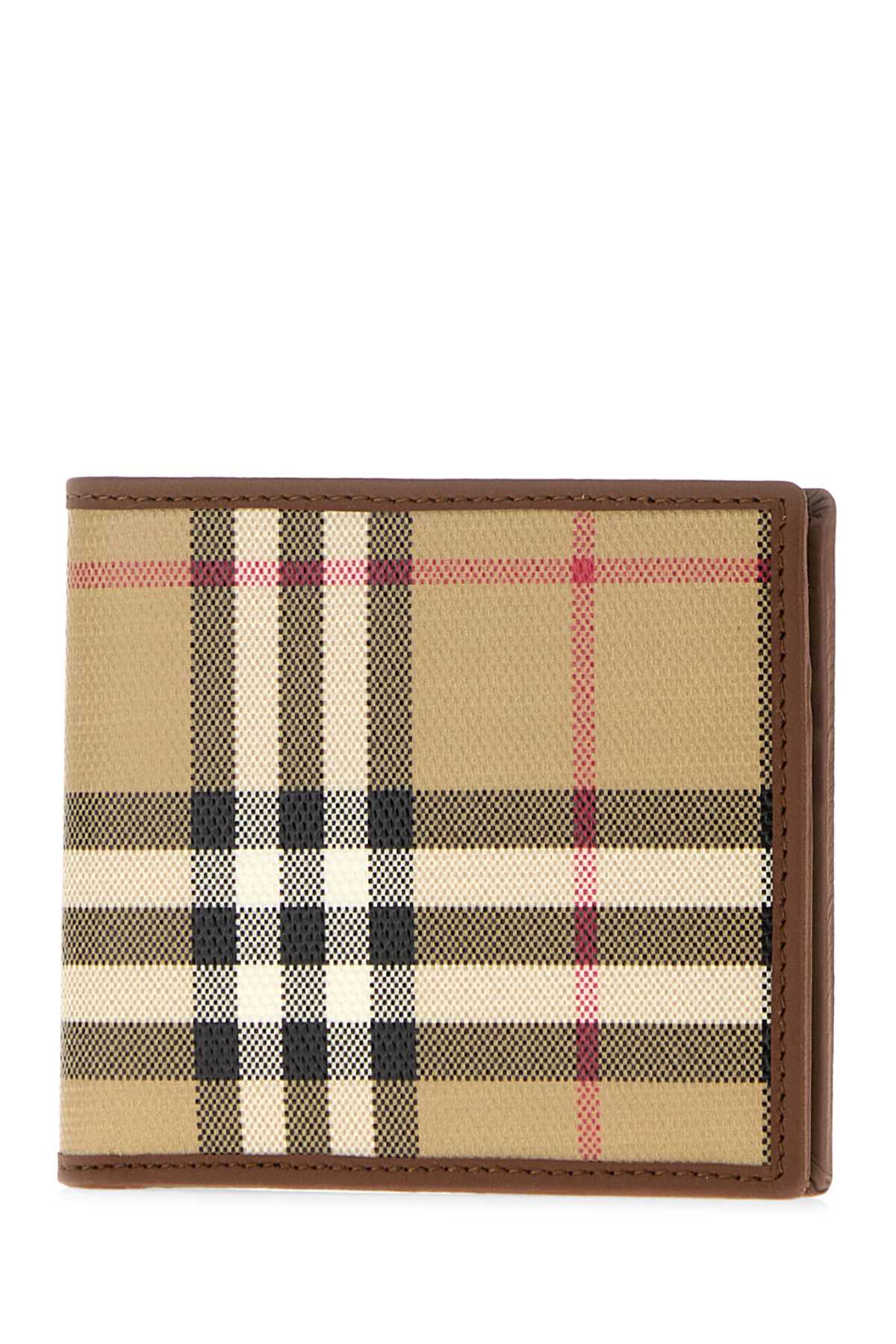 Burberry Men Printed Canvas Wallet BURBERRY
