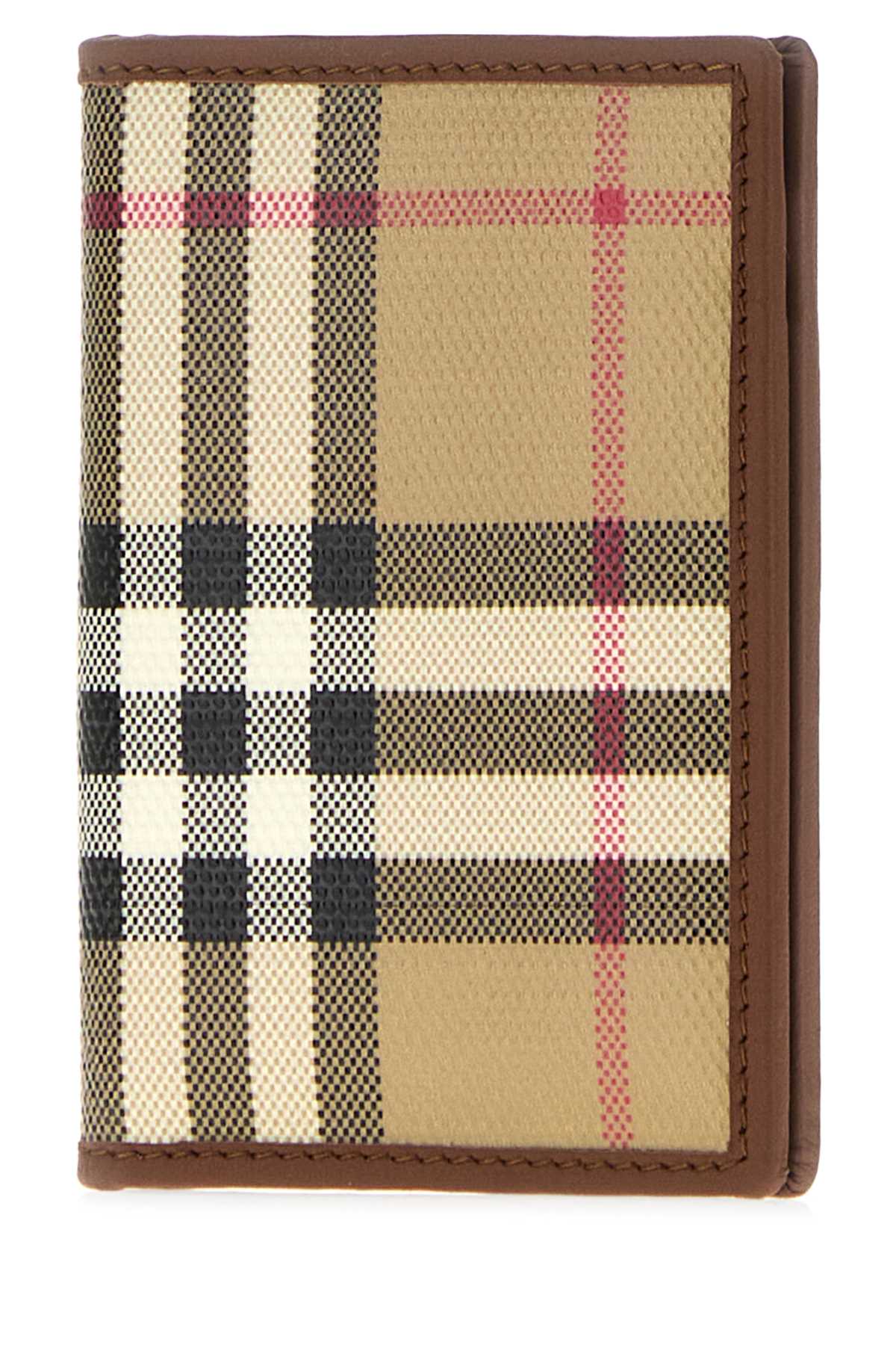 Burberry Men Printed Canvas Card Holder BURBERRY