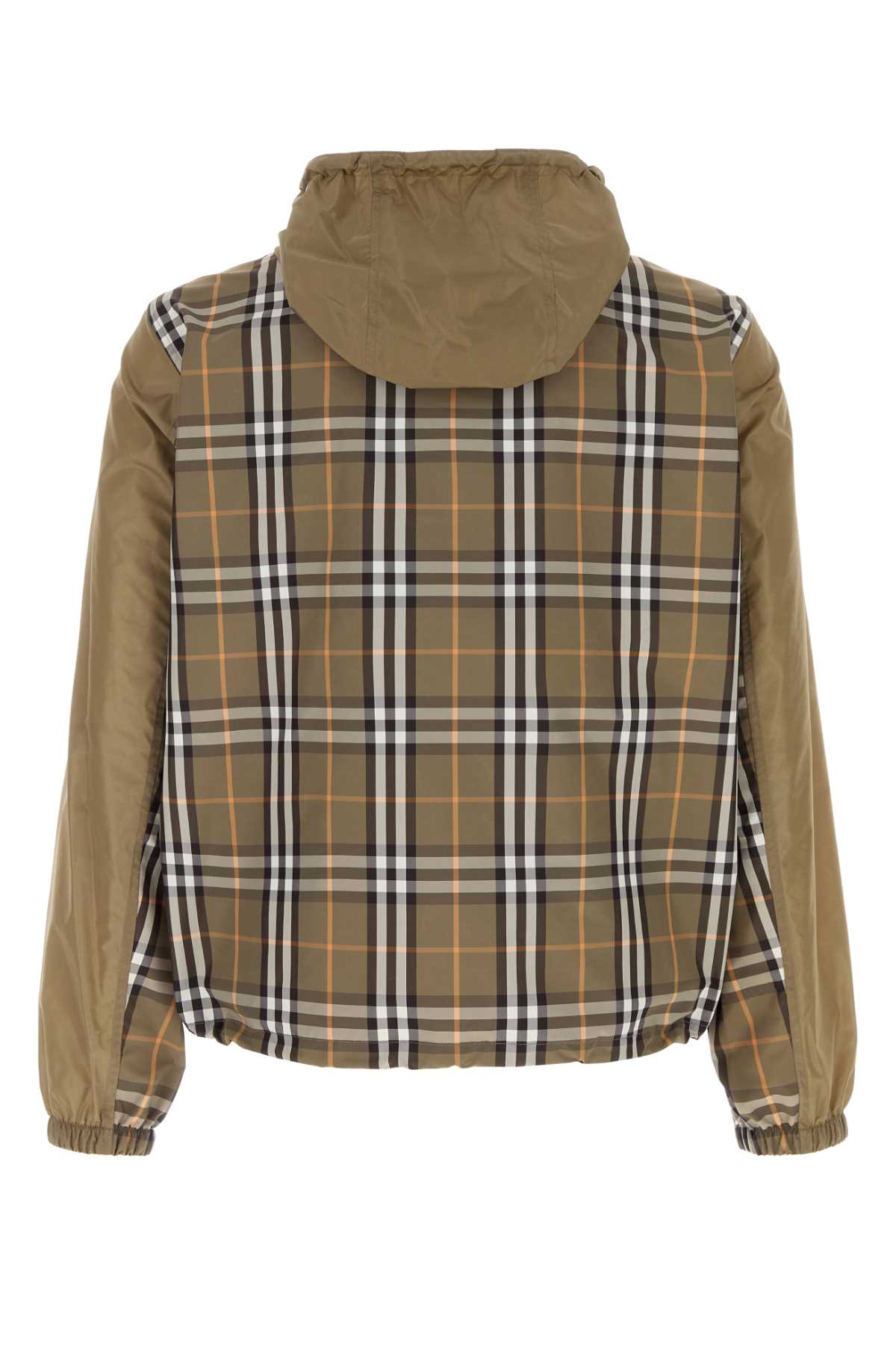 Burberry Men Mud Nylon Newport Windbreaker BURBERRY