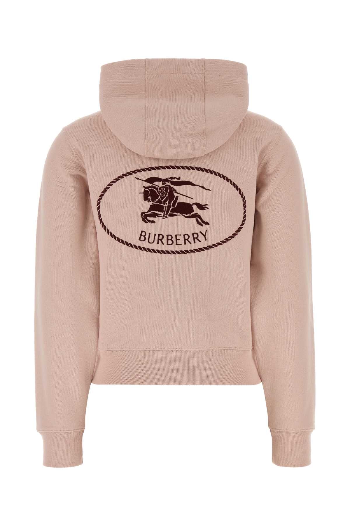 Burberry Women Pink Cotton Sweatshirt BURBERRY