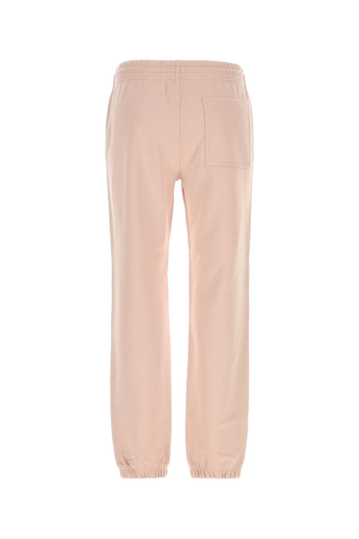 Burberry Women Pastel Pink Cotton Joggers BURBERRY