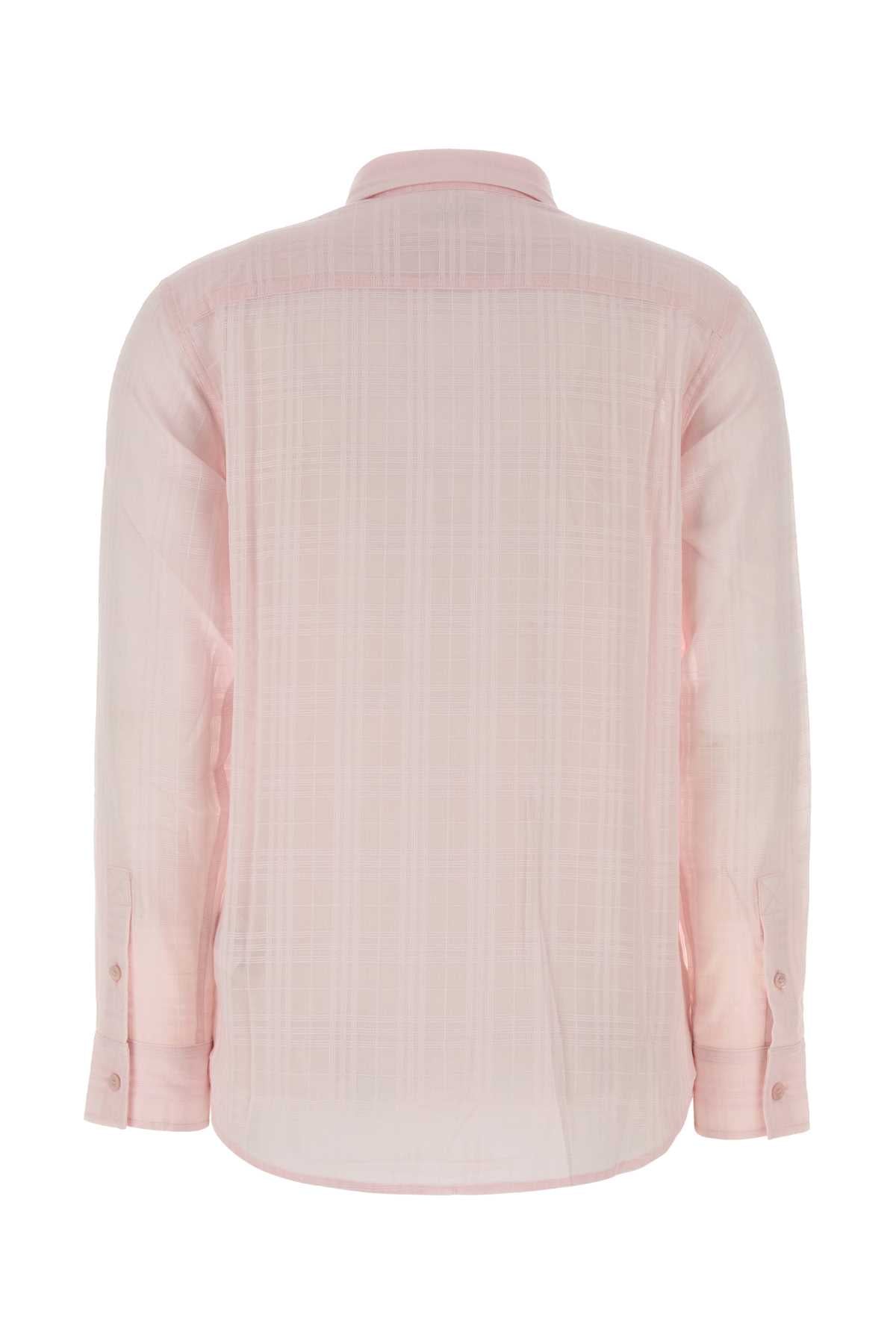 Burberry Women Pink Cotton Shirt BURBERRY