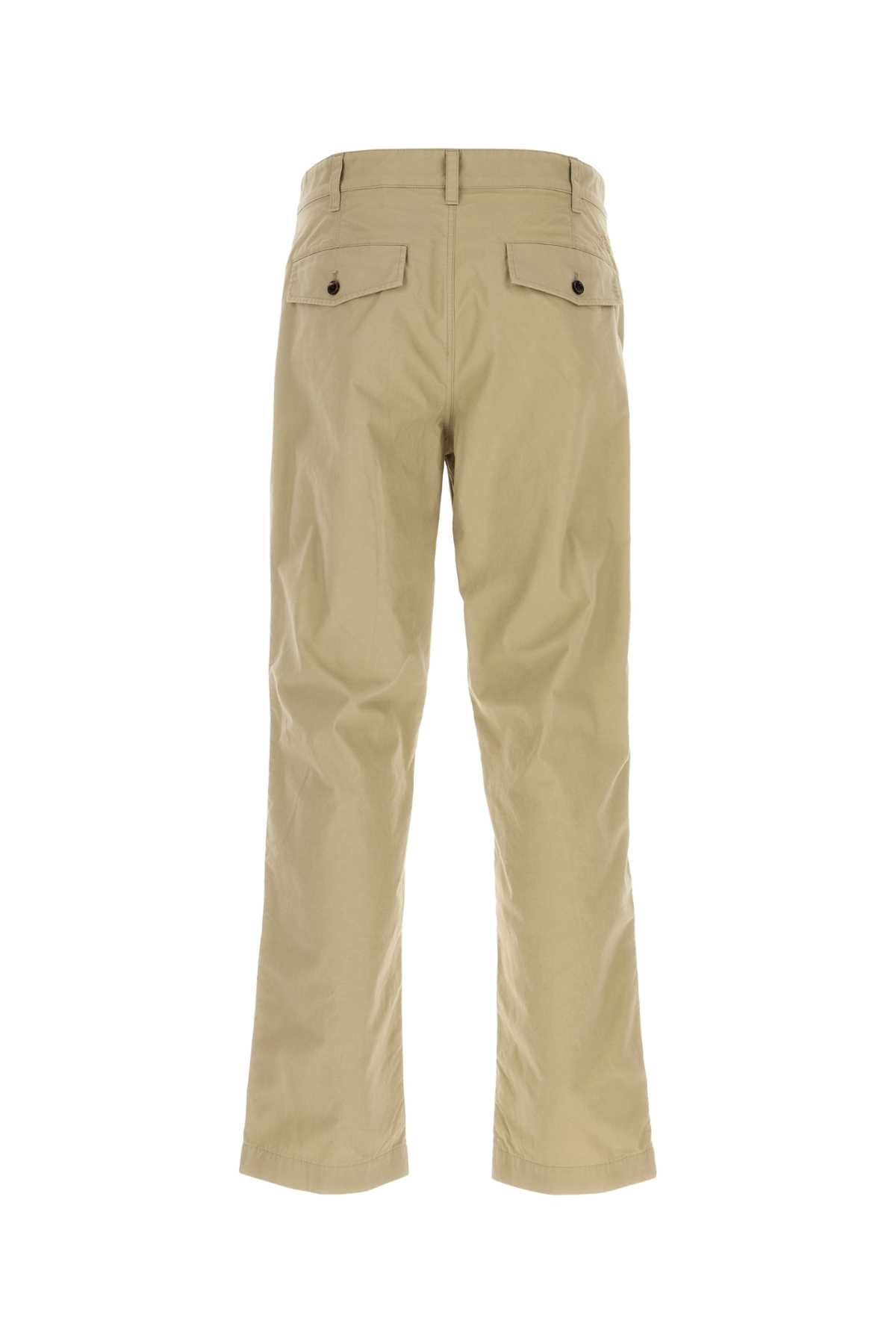 Burberry Men Khaki Cotton Pant BURBERRY
