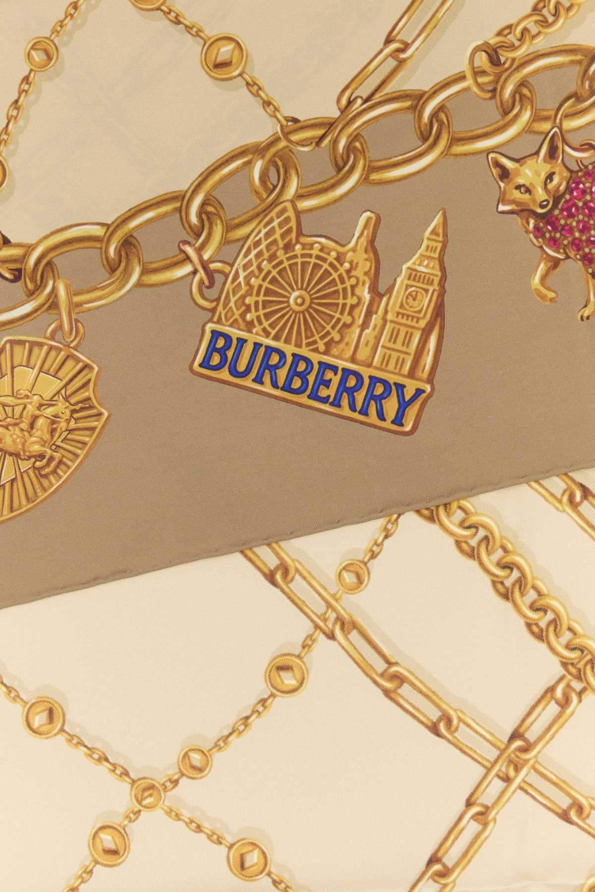 Burberry Unisex Printed Silk Foulard BURBERRY