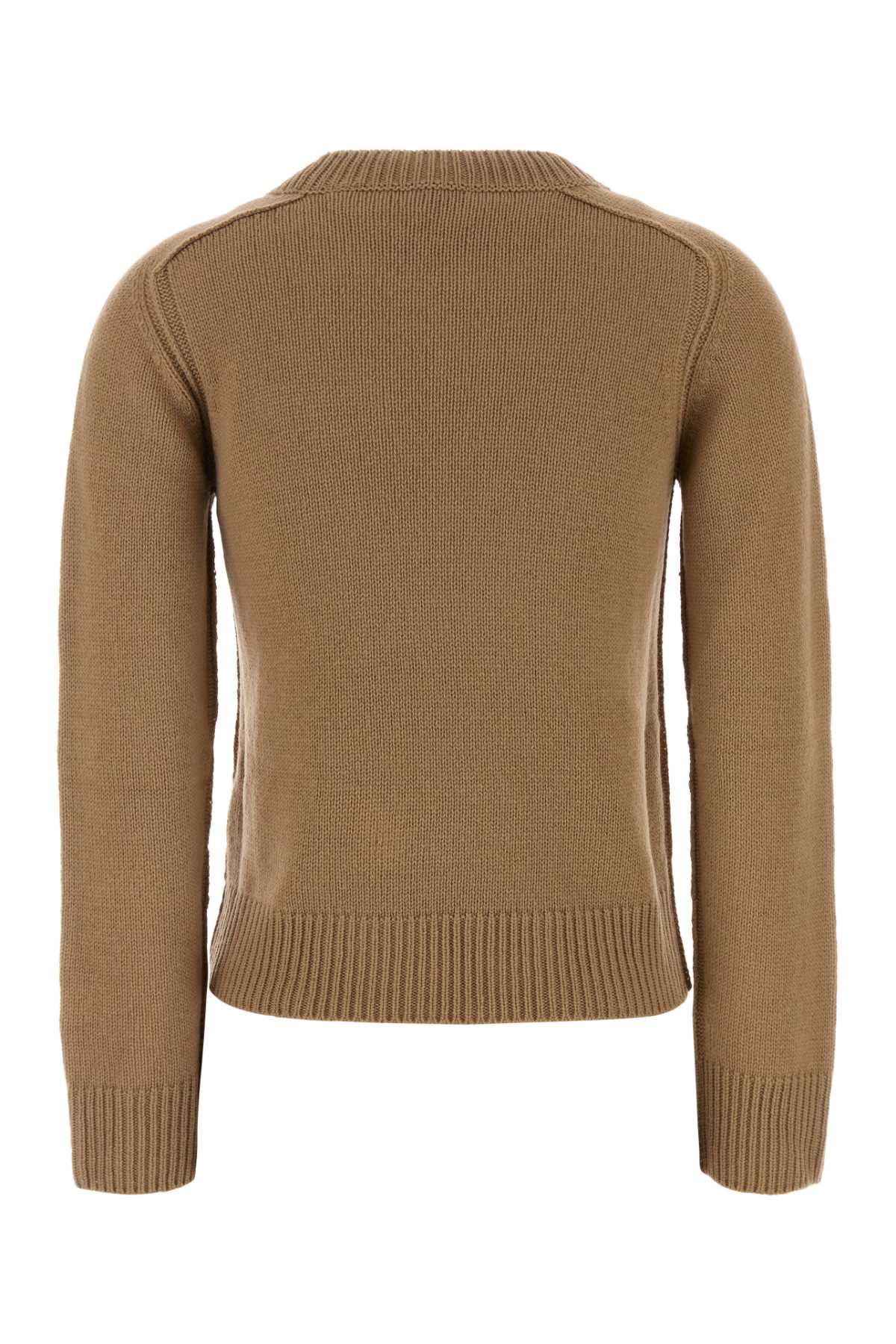 Burberry Women Beige Wool Blend Sweater BURBERRY