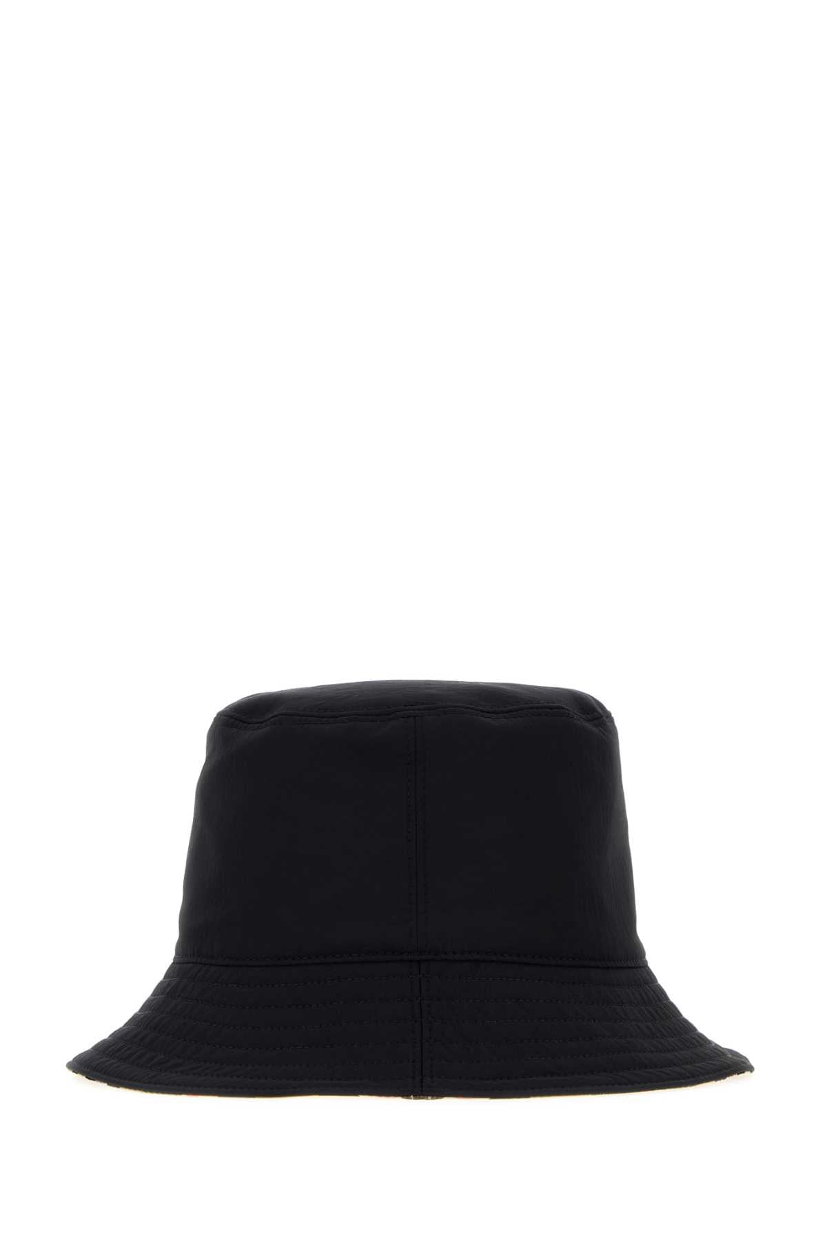 Burberry Unisex Black Nylon Bucket Hat BURBERRY