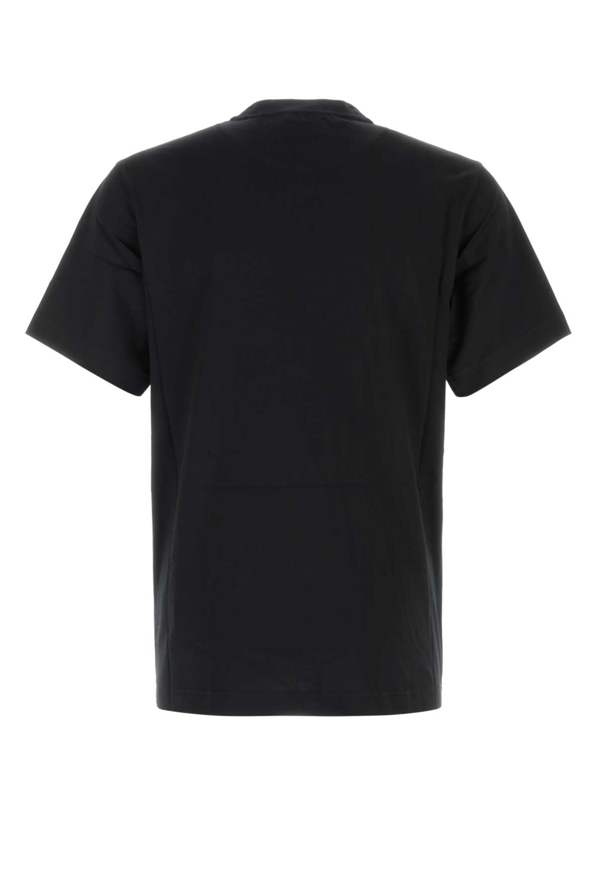 Burberry Men Black Cotton T-Shirt