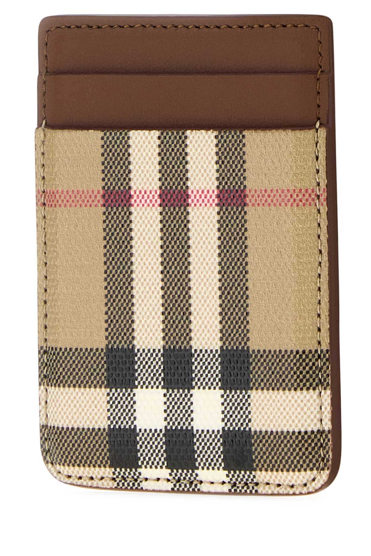 Burberry Men Printed Canvas Card Holder BURBERRY