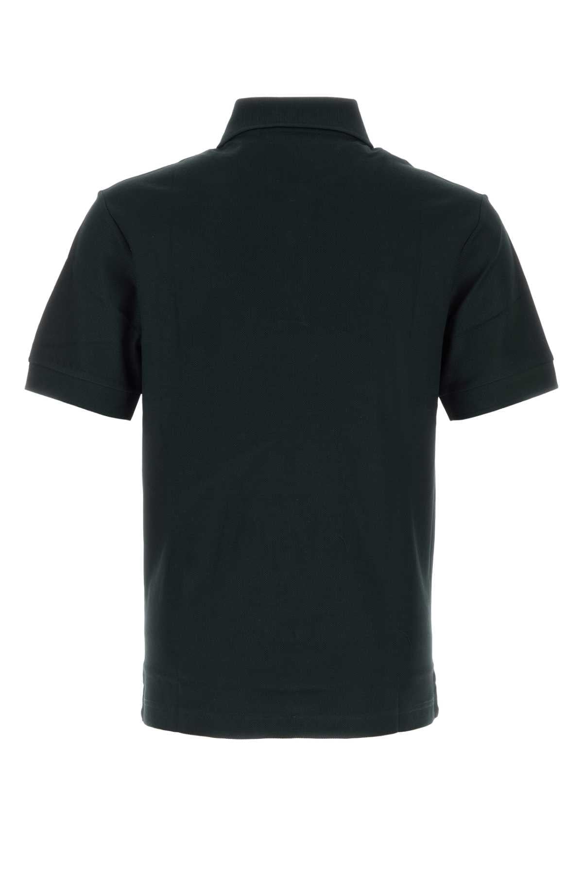Burberry Men Black Piquet Polo Shirt BURBERRY