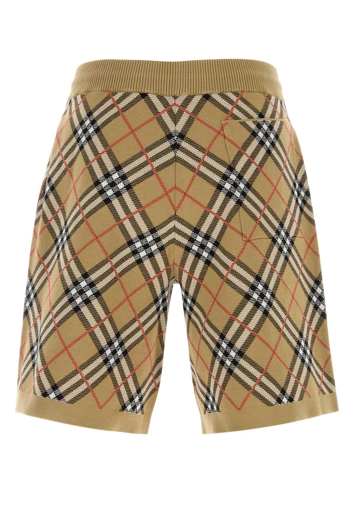 Burberry Men Embroidered Knit Bermuda Shorts BURBERRY