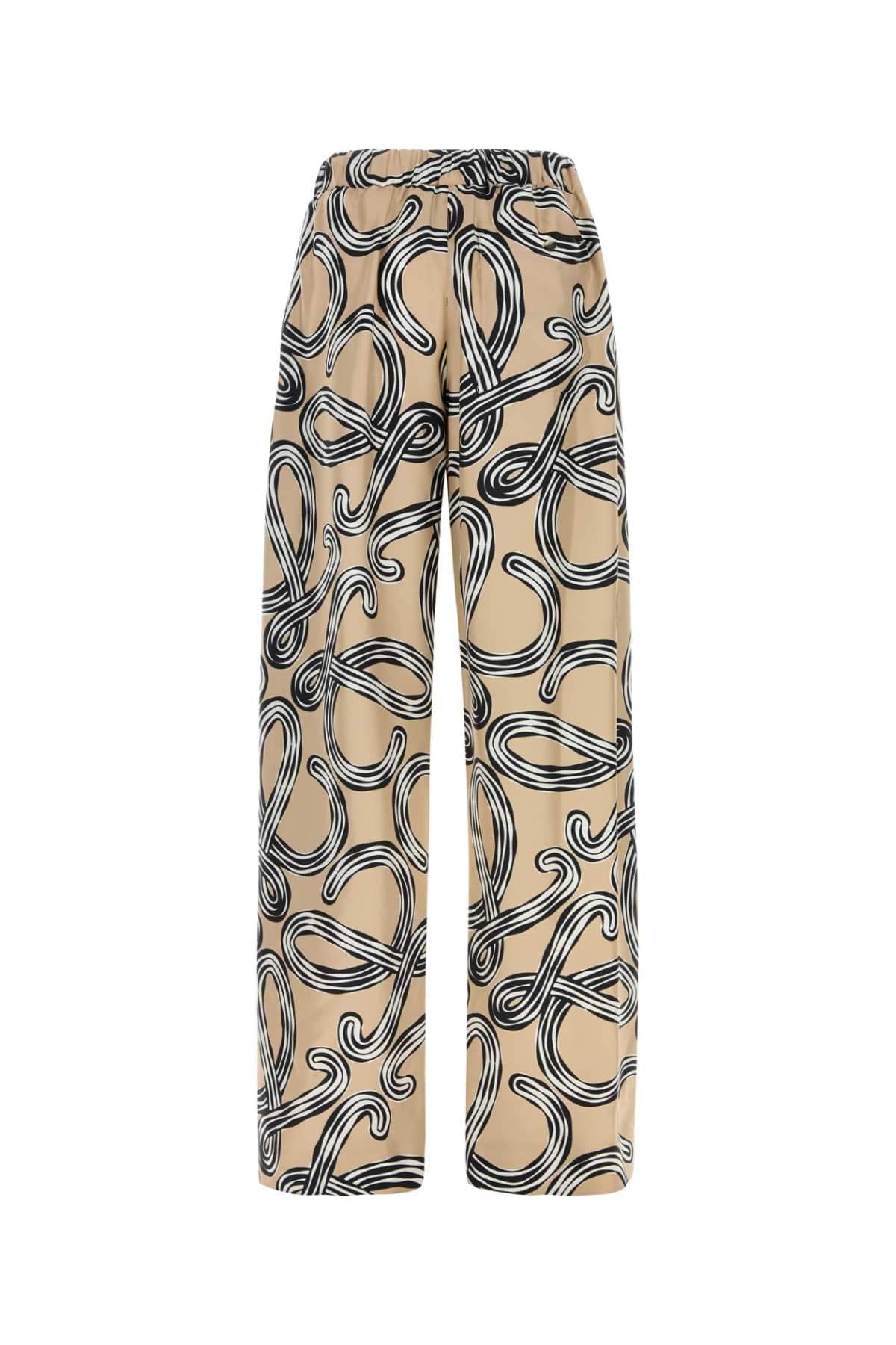 Loewe Paula's Ibiza Women Printed Silk Paula S Ibiza Pant LOEWE